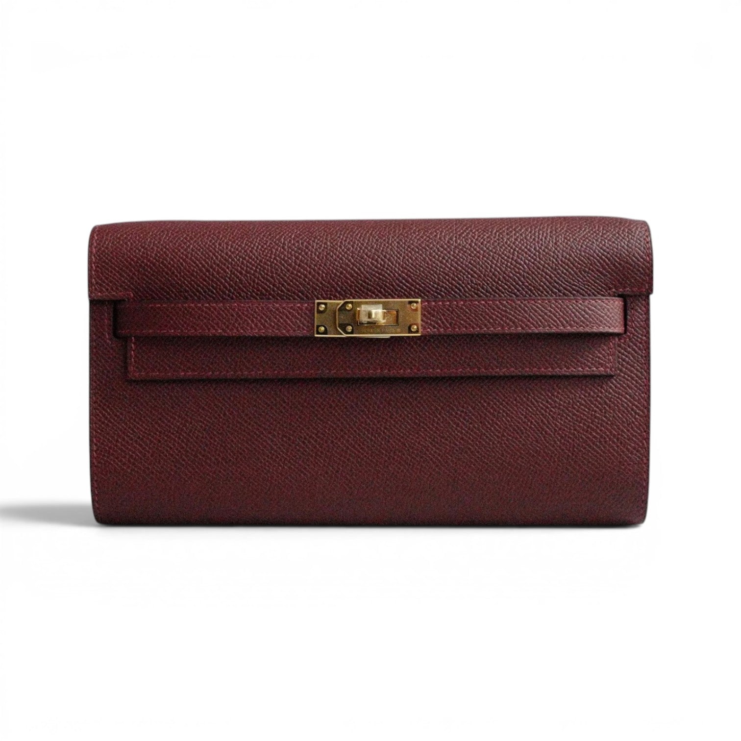 Hermès Kelly Classique To Go Wallet Rouge H Epsom Calfskin GHW G Stamp 2026