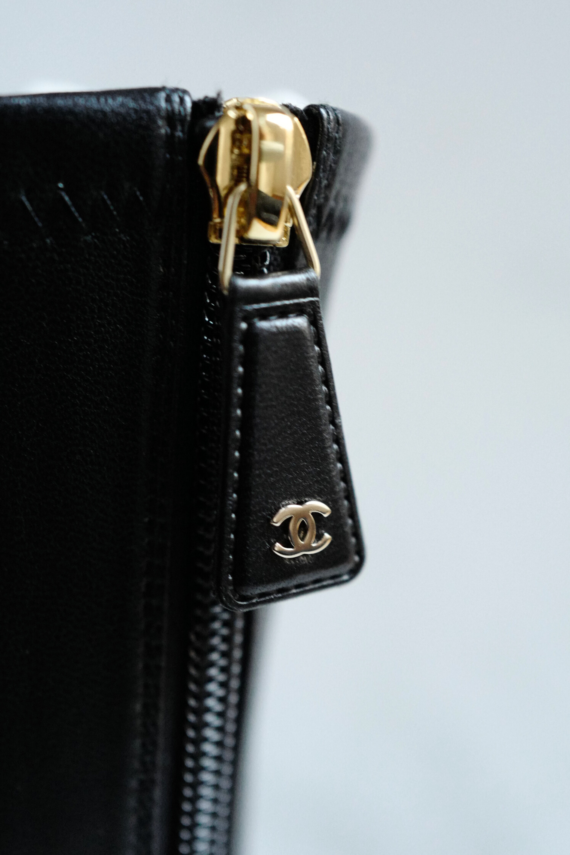 Chanel Boots Stretch Lambskin with Patent Calfskin Cap Toe Black 37.5