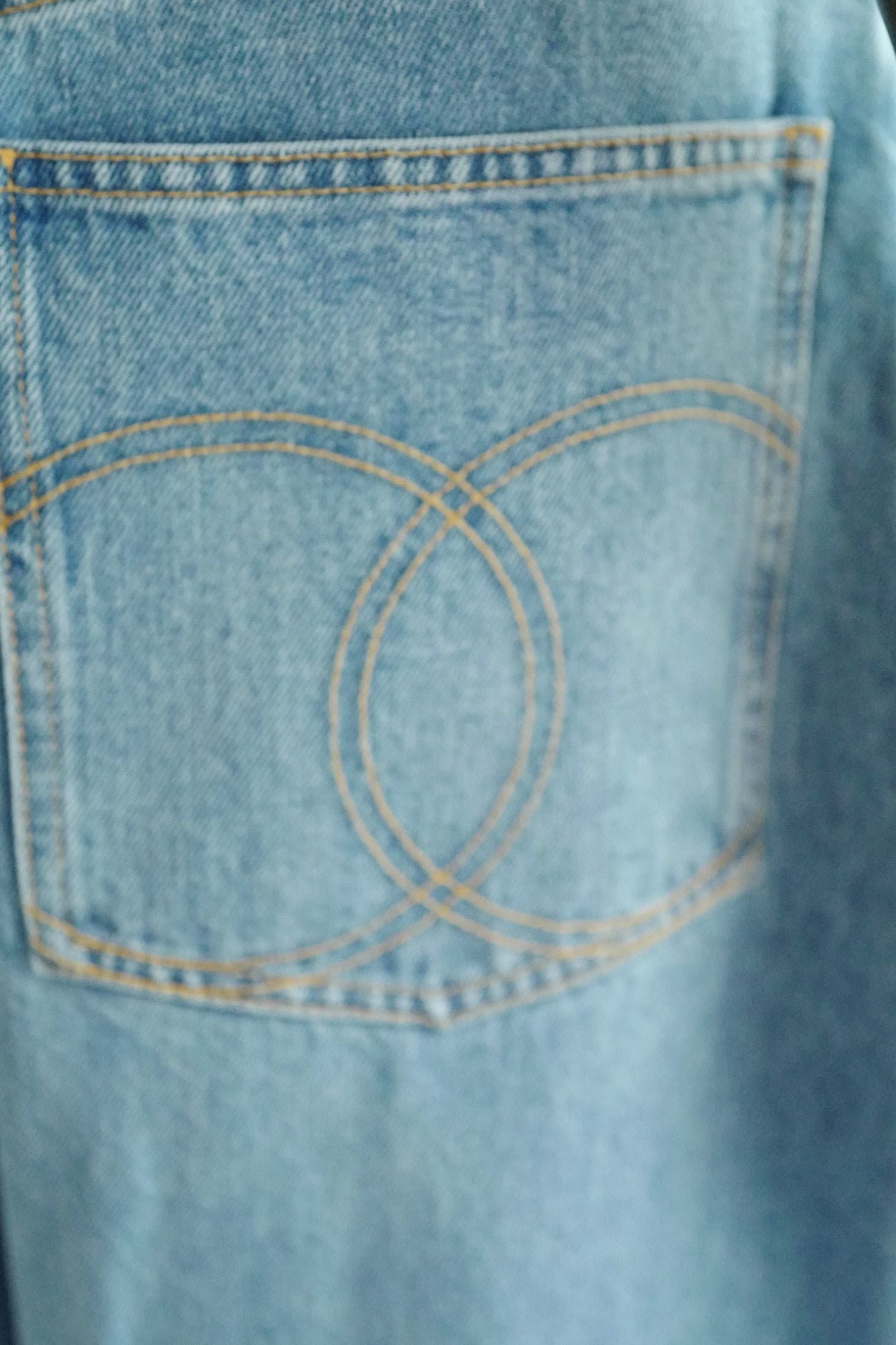 Chanel Métiers d’Art 2026 Matthieu Blazy Denim Blue Jeans Pants Size 36