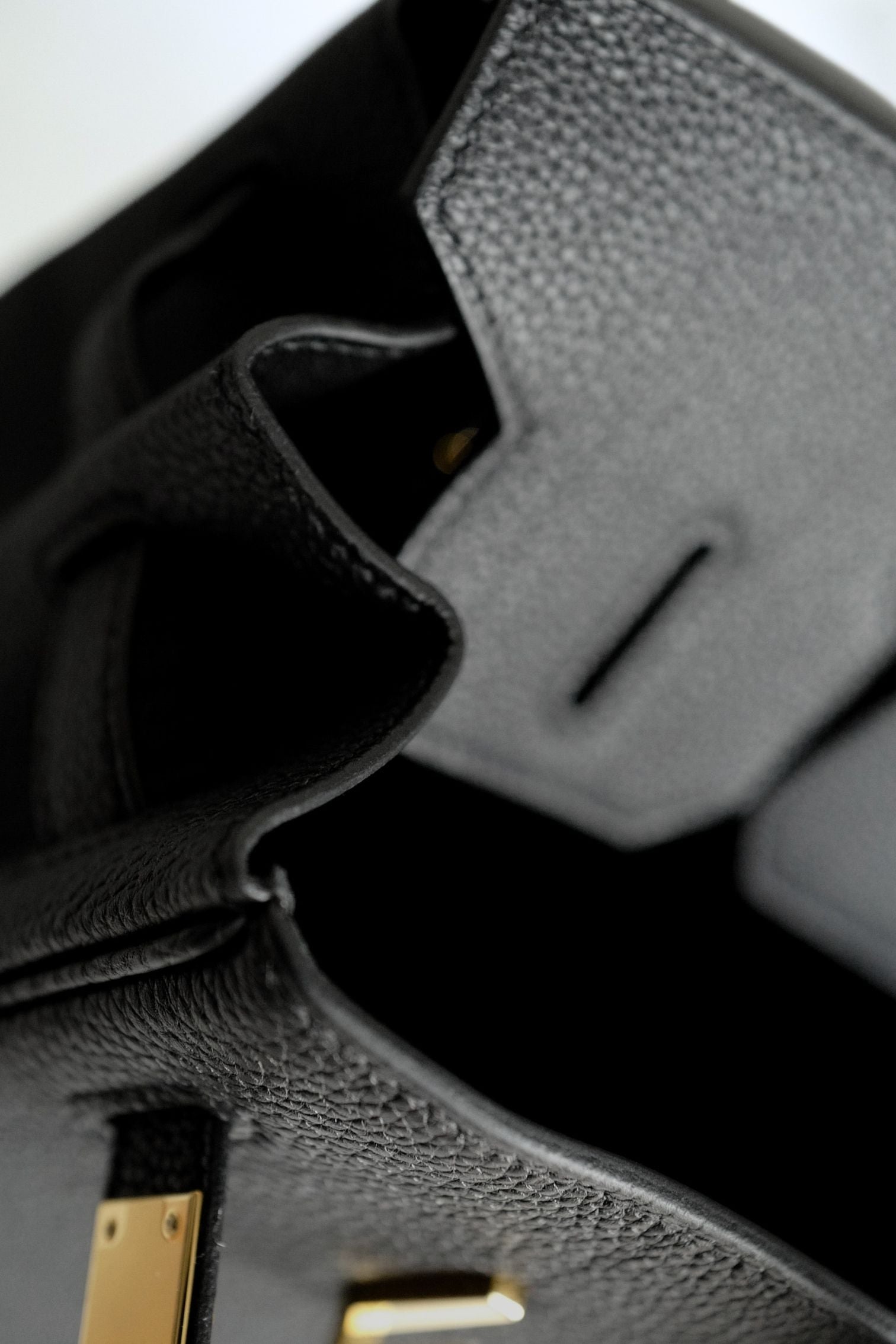 Hermès Birkin 30 Black Togo Leather Gold Hardware K Stamp