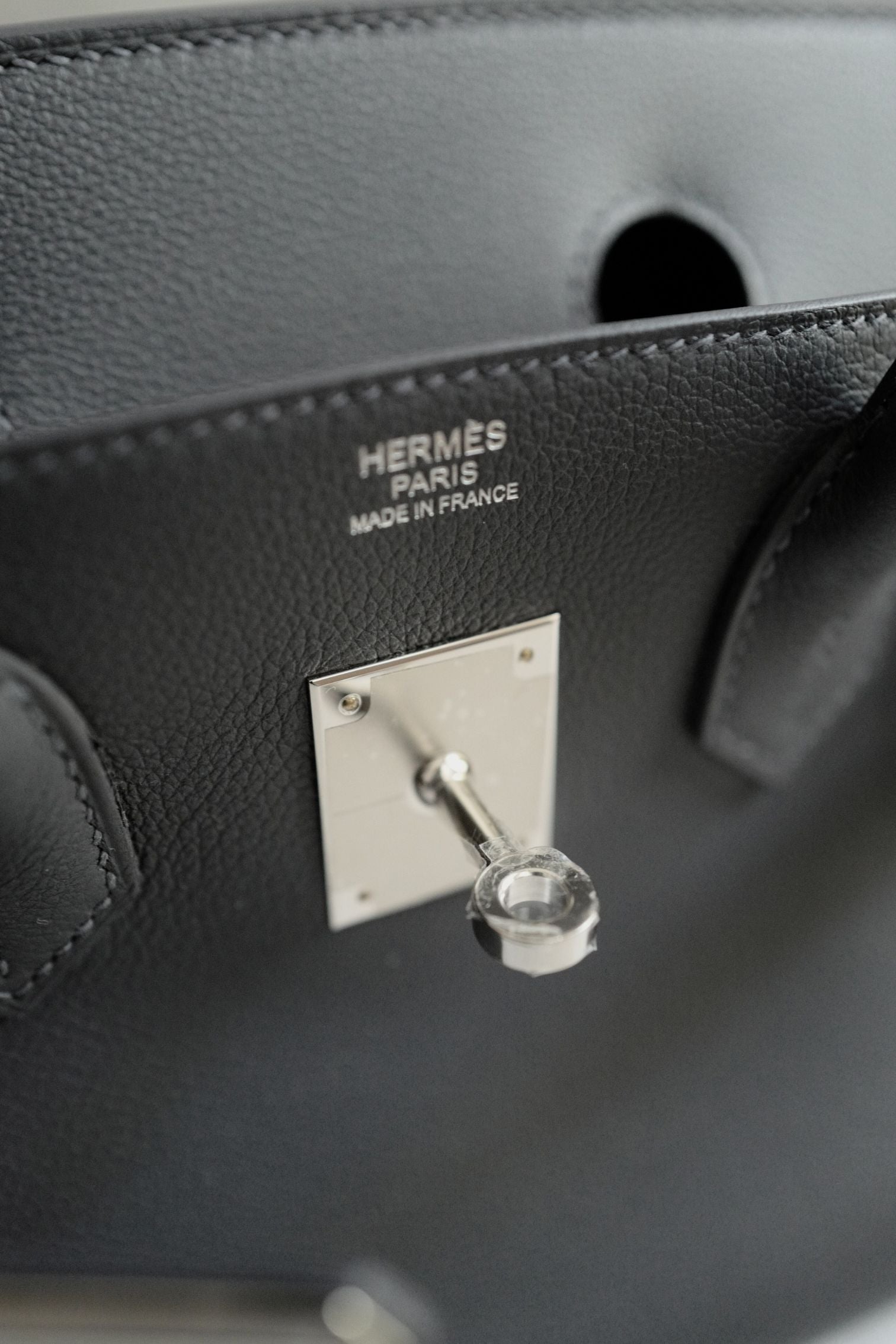 Hermès Birkin Shoulder Light Ardoise Veau Leather PHW K Stamp