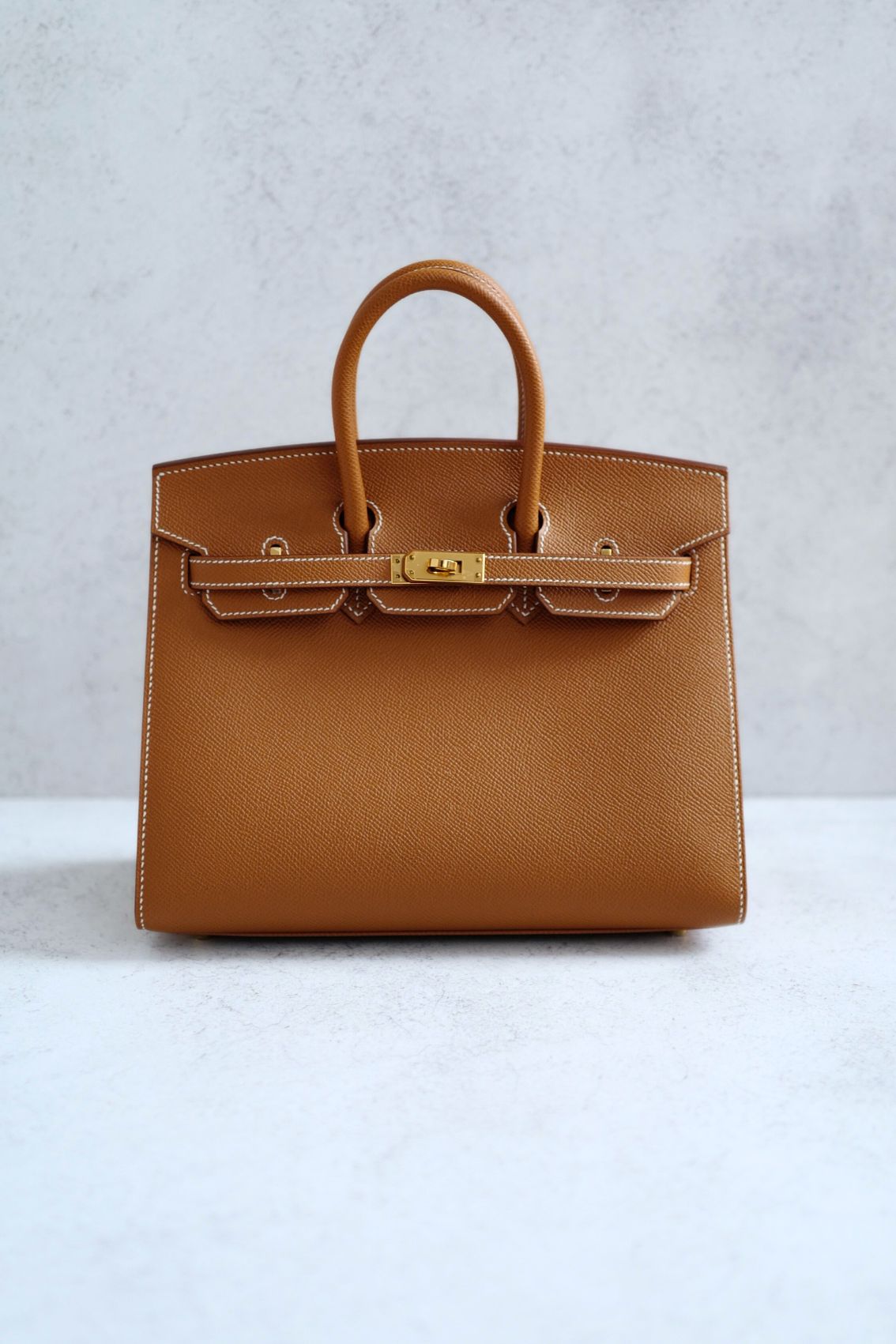 Hermès Birkin 25 Gold Epsom Sellier Gold Hardware 2022 U Stamp