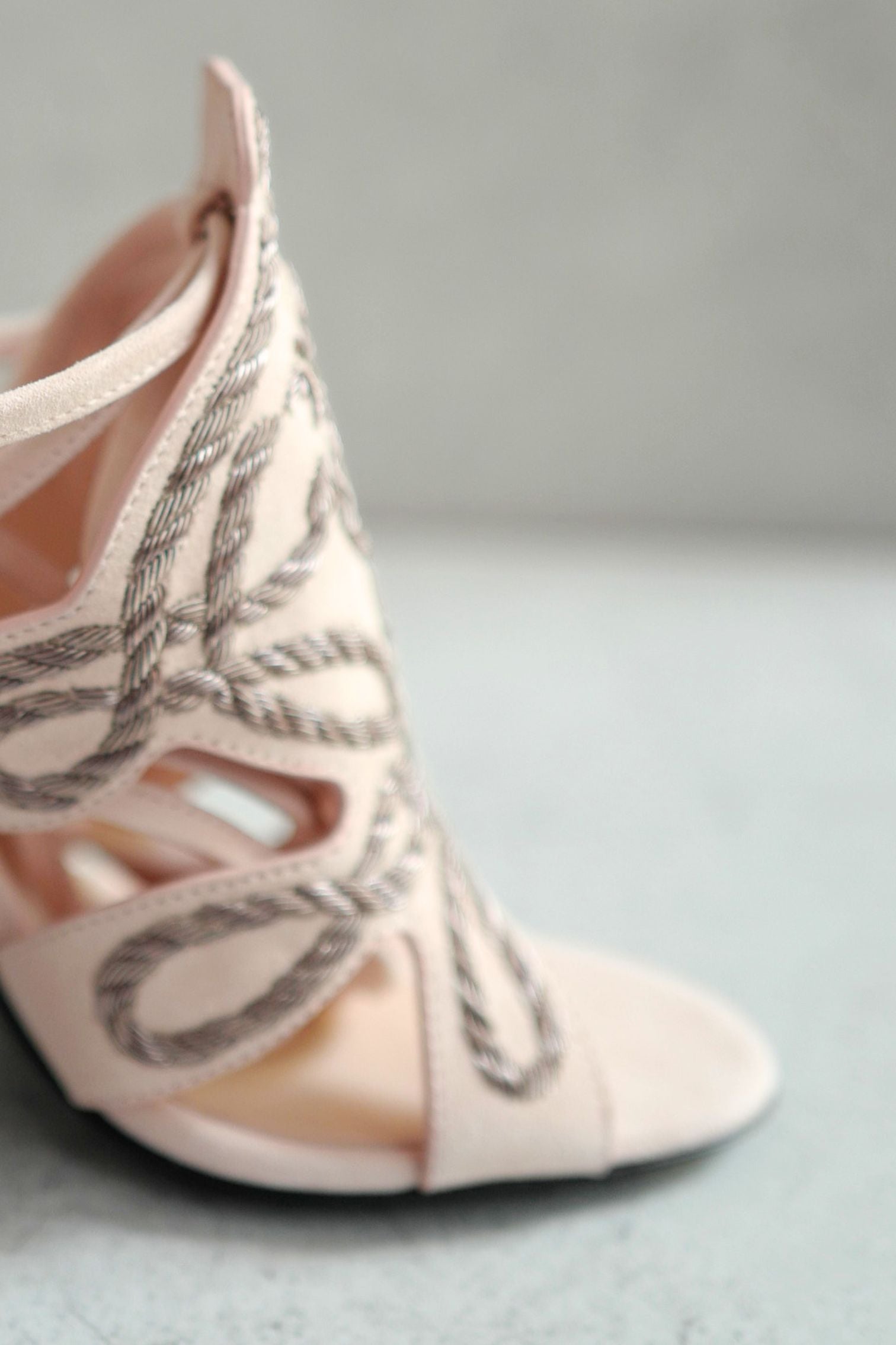 BNIB Hermes Mythic 105 Sandal Rose Palomino Suede High Heels Size 38