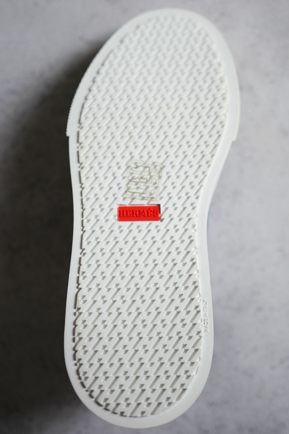 BNIB Hermes Deep Sneaker Bleu Pinede Size 39.5