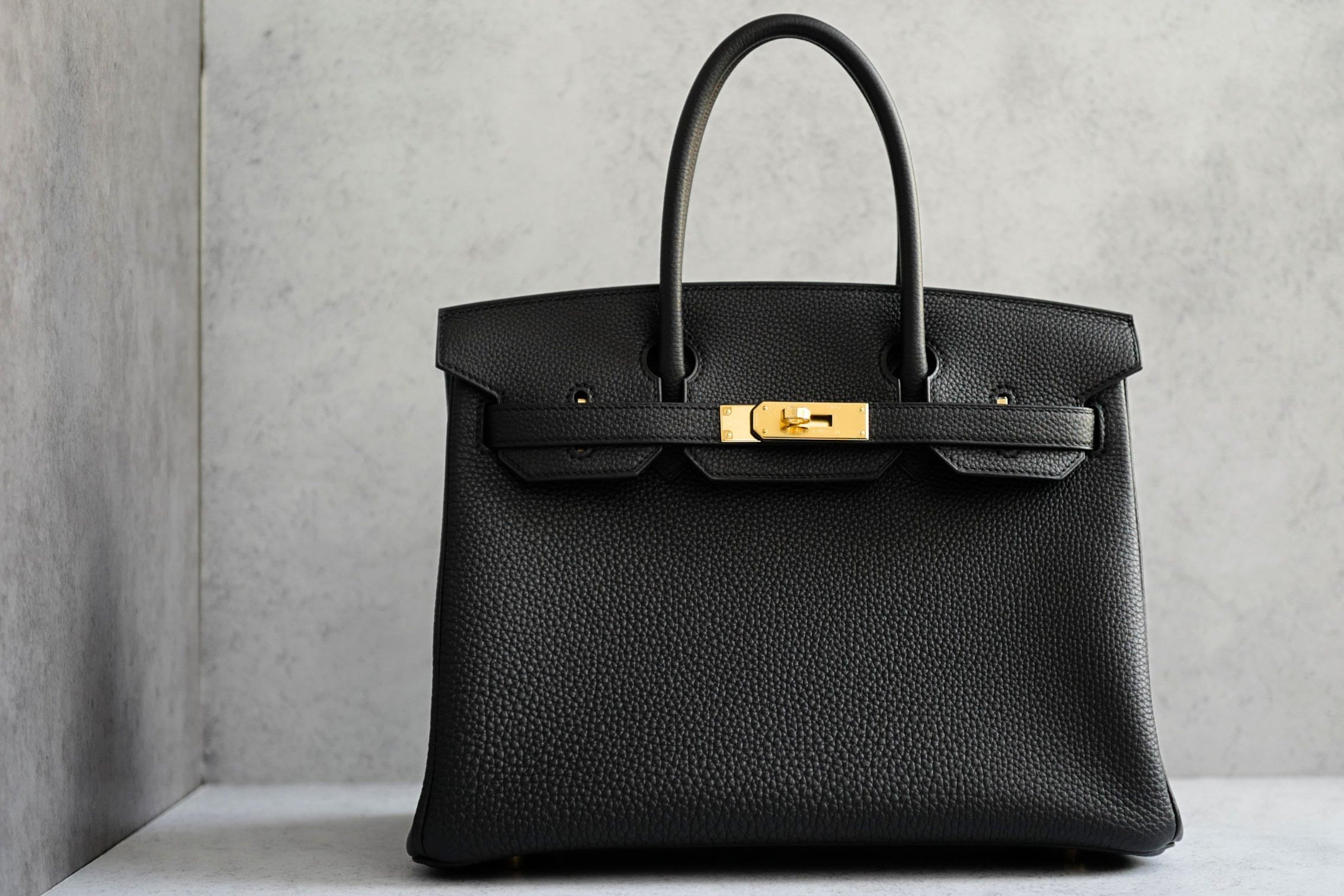 BNIB Hermes Birkin 30 Black Togo Leather Gold Hardware G Stamp 2026