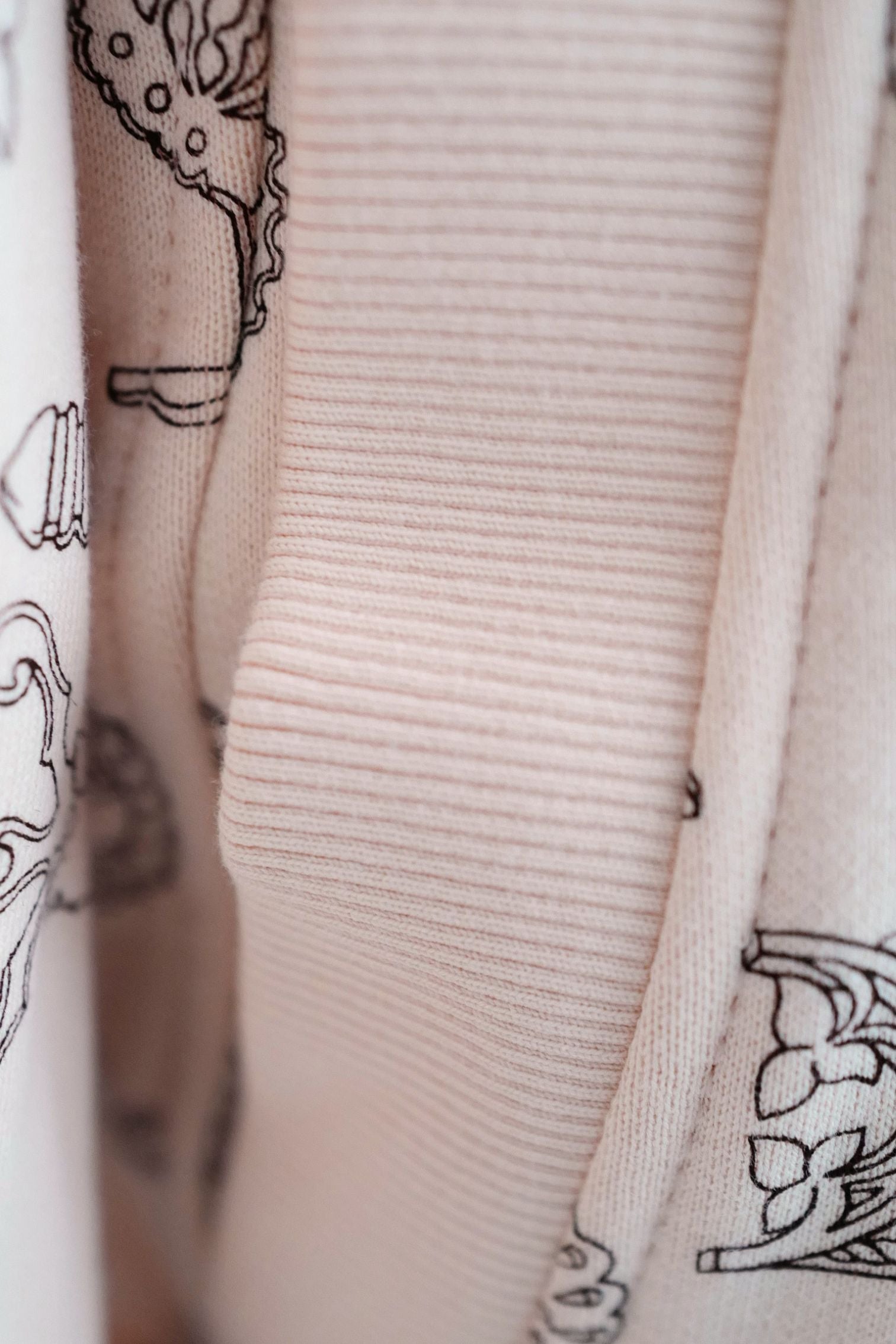 Hermes Varsity Jacket "Ferronnerie Remix" Rose Opaline Cotton Size 36
