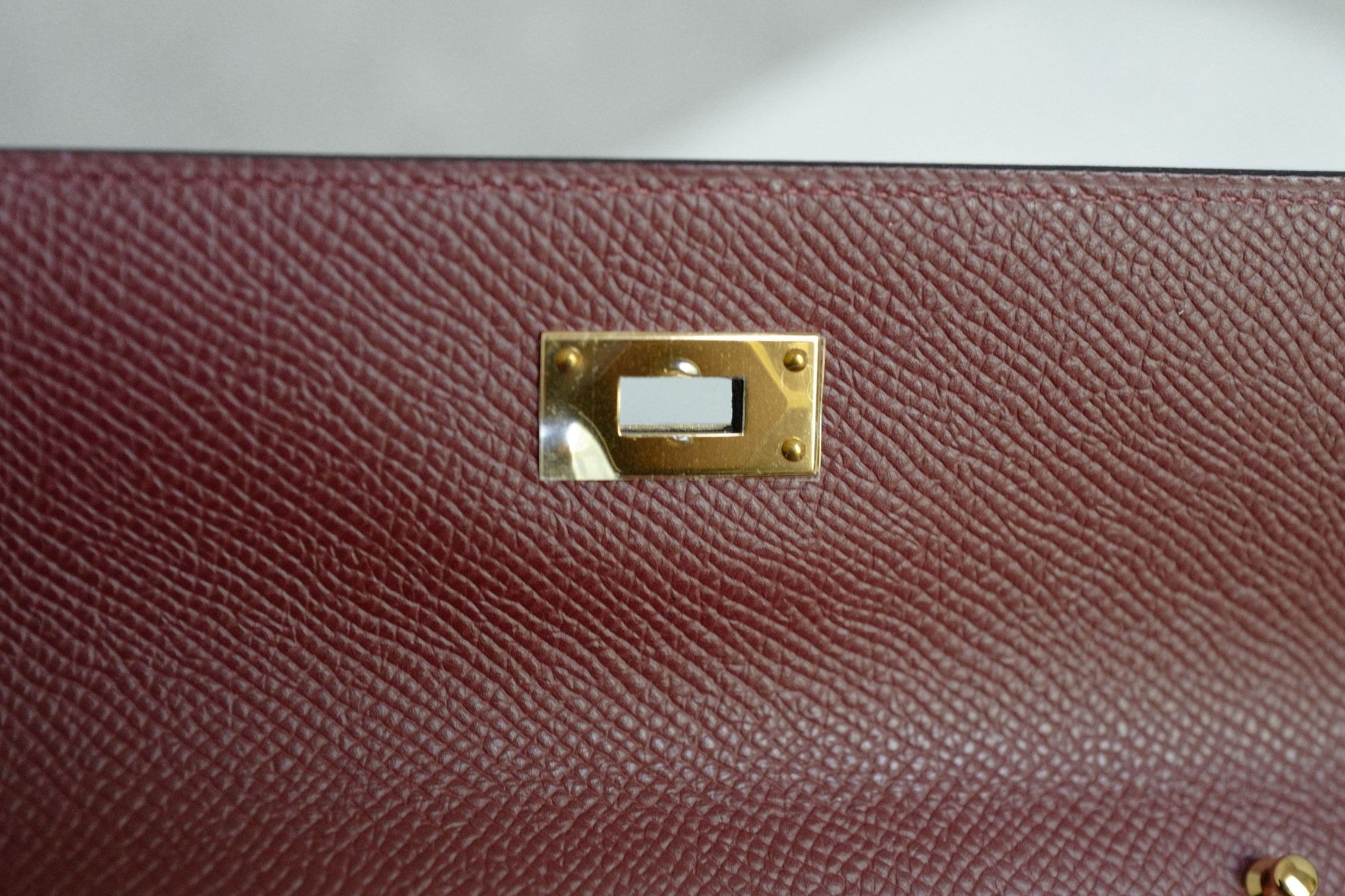 Hermès Kelly Classique To Go Wallet Rouge H Epsom Calfskin GHW G Stamp 2026