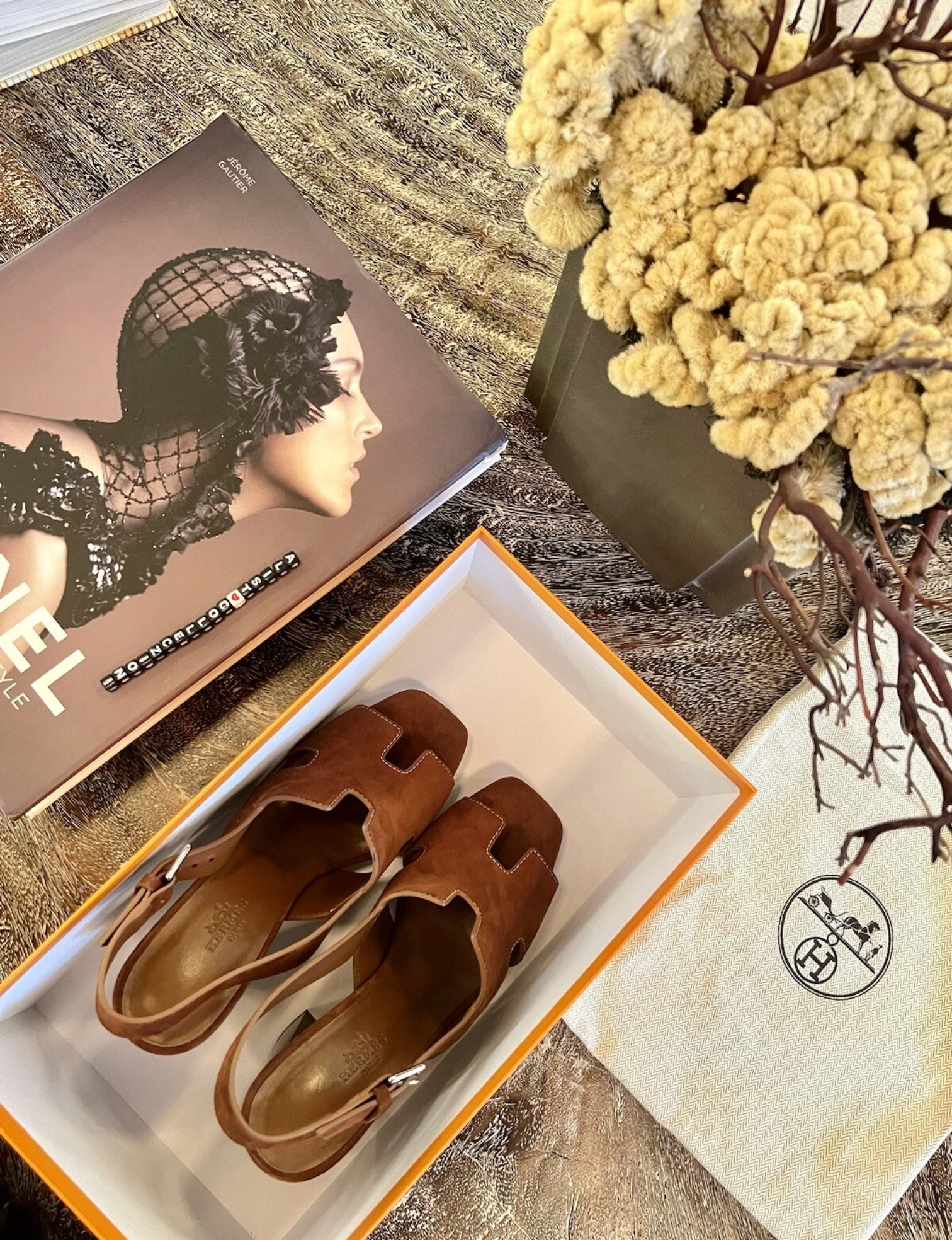 BNIB Hermes Eris 90 Heels Sandal in Gold Color Size 37.5