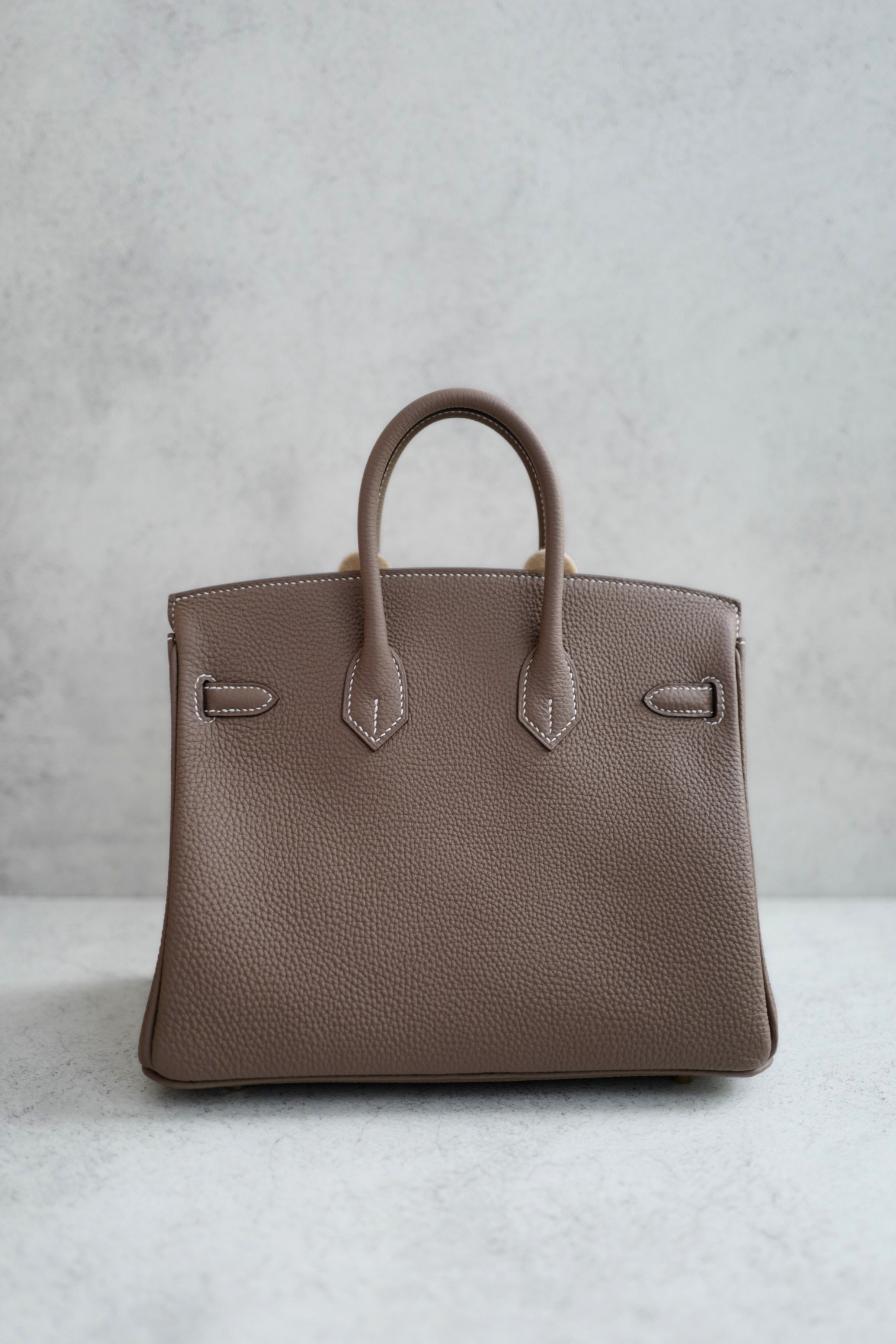 BNIB Hermès Birkin 25 Togo Etoupe Gold Hardware Stamp 2025