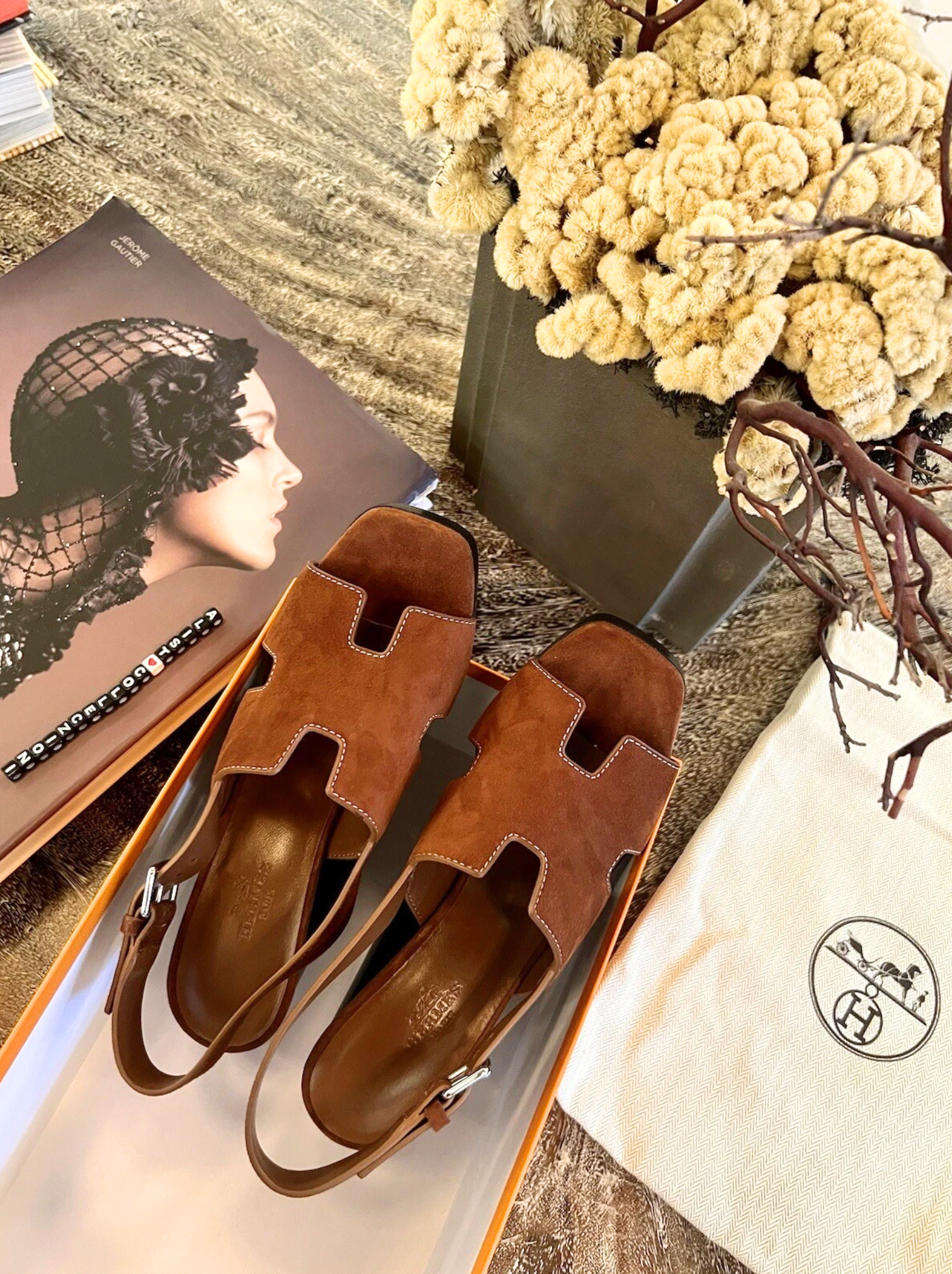 BNIB Hermes Eris 90 Heels Sandal in Gold Color Size 37.5