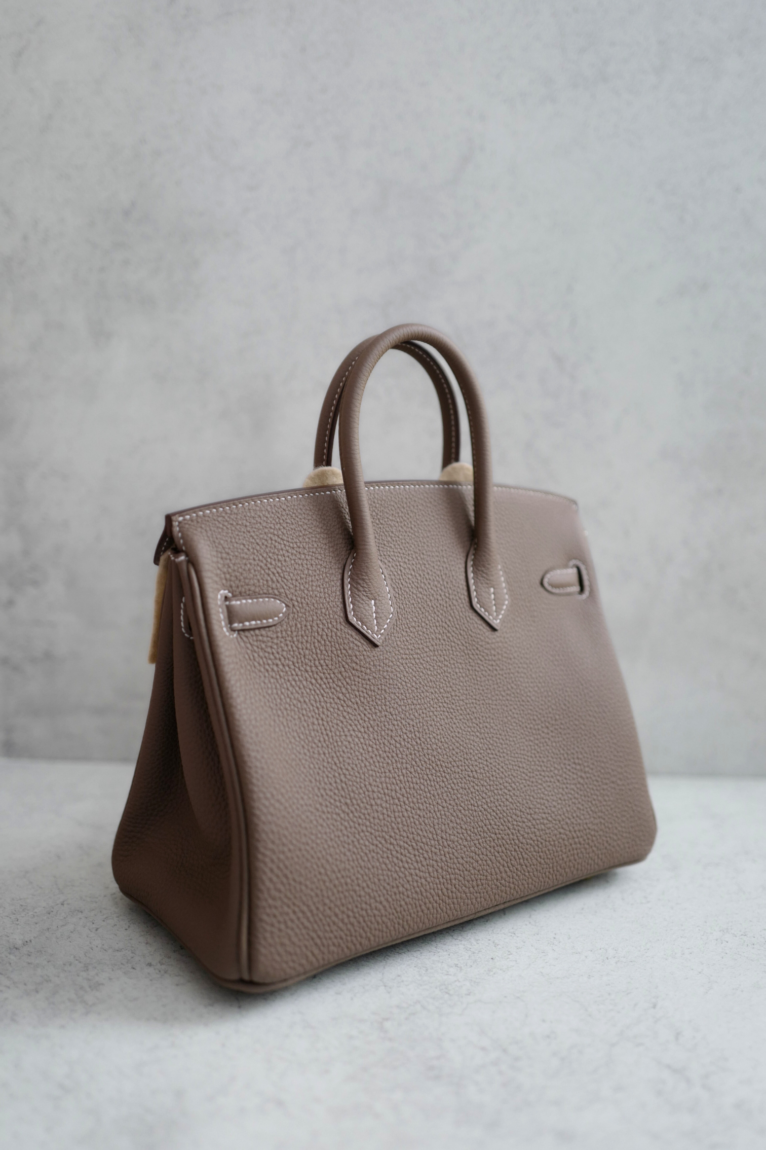 BNIB Hermès Birkin 25 Togo Etoupe Gold Hardware Stamp 2025