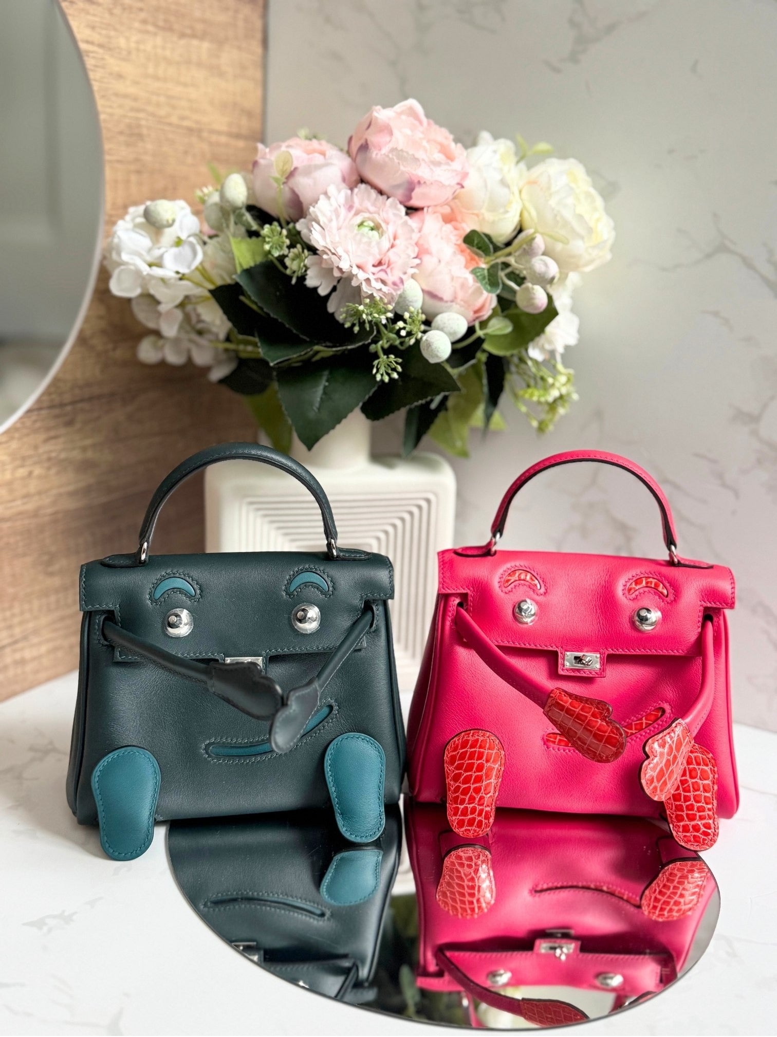 BNIB Hermes Kelly Dole Swift Calfskin Vert Cypres Vert Bosphore PHW