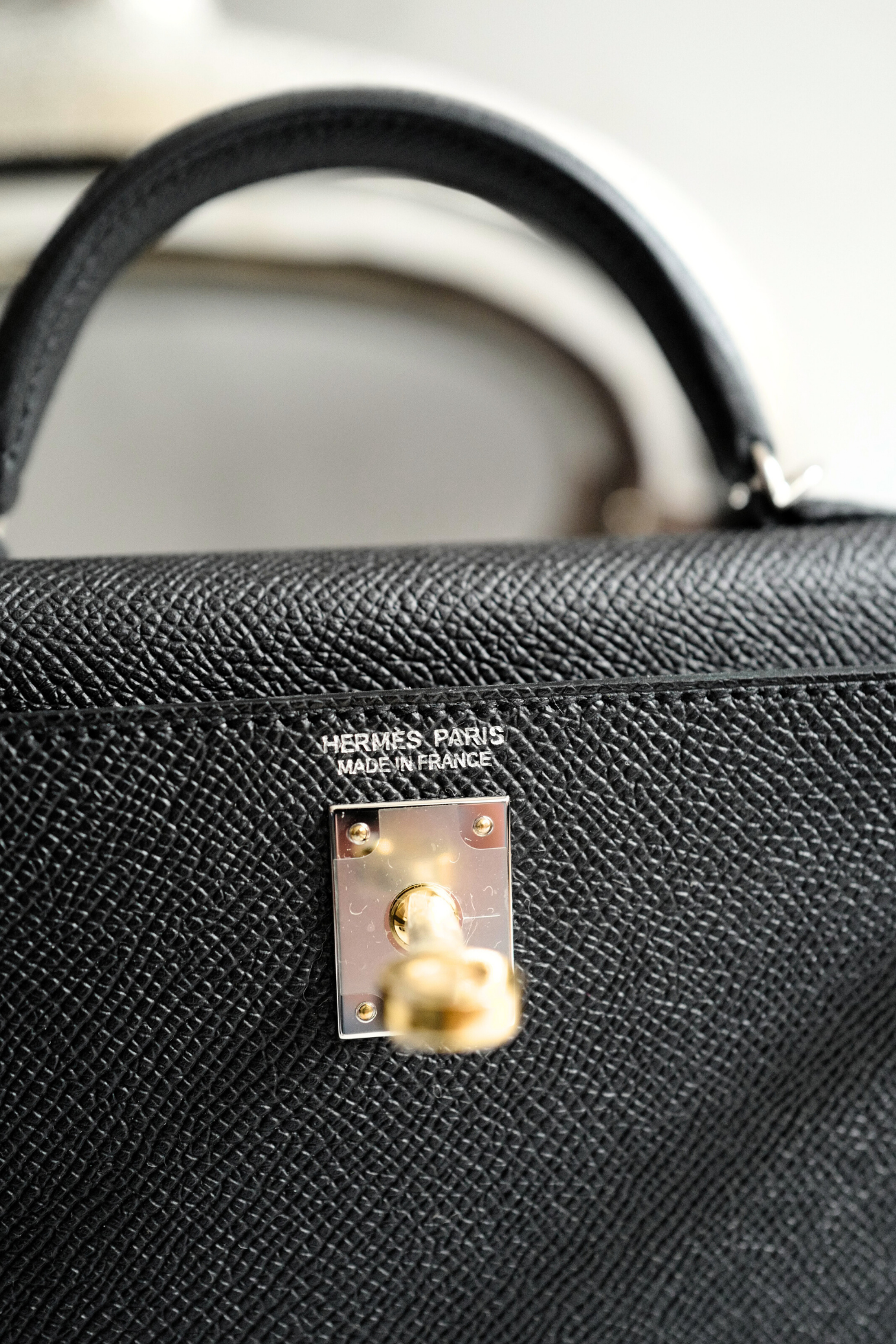 BNIB Hermes Mini Kelly Noir Black Epsom Electrum Hardware 2025
