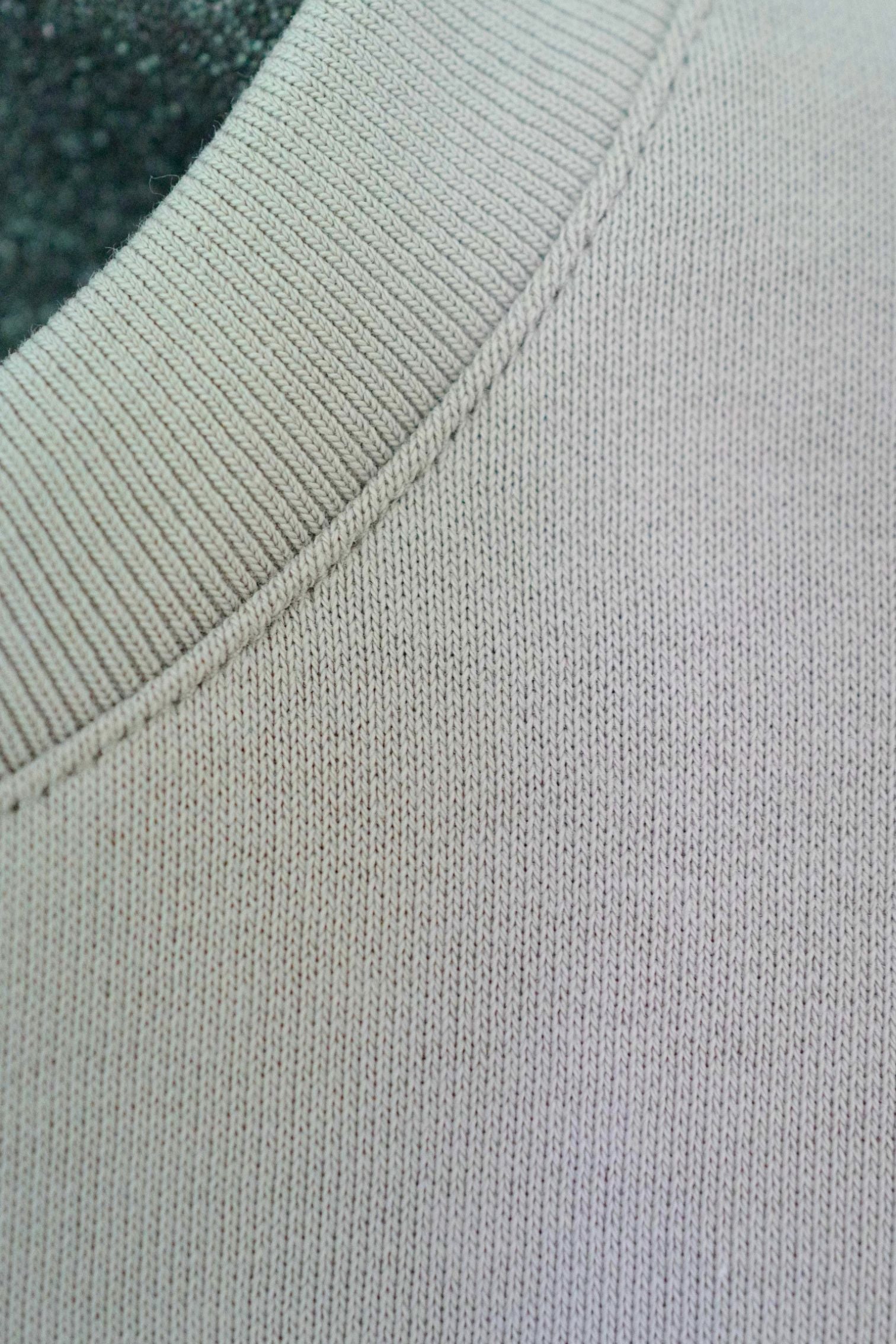 Hermès Ex-Libris Crewneck Sweater Mastic Cotton Size L
