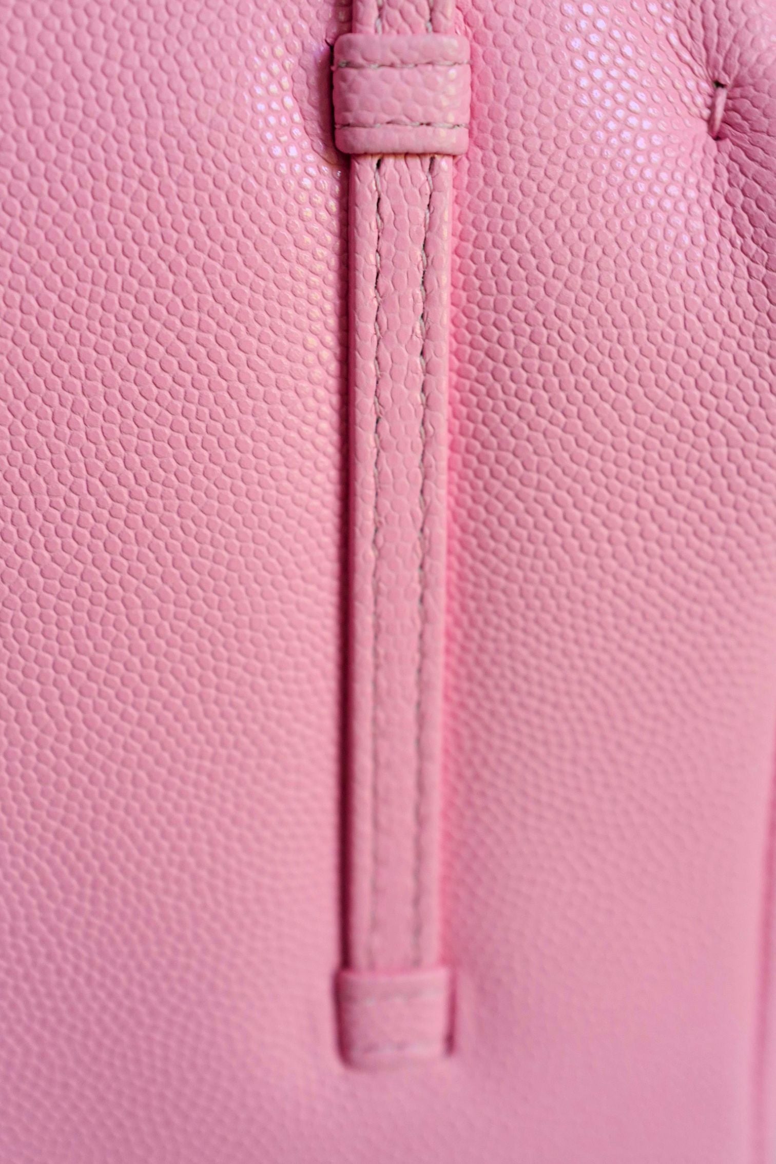 Chanel 26s Preppy Coco 22 Small Pink Grained Shiny Calfskin Gold Hardware