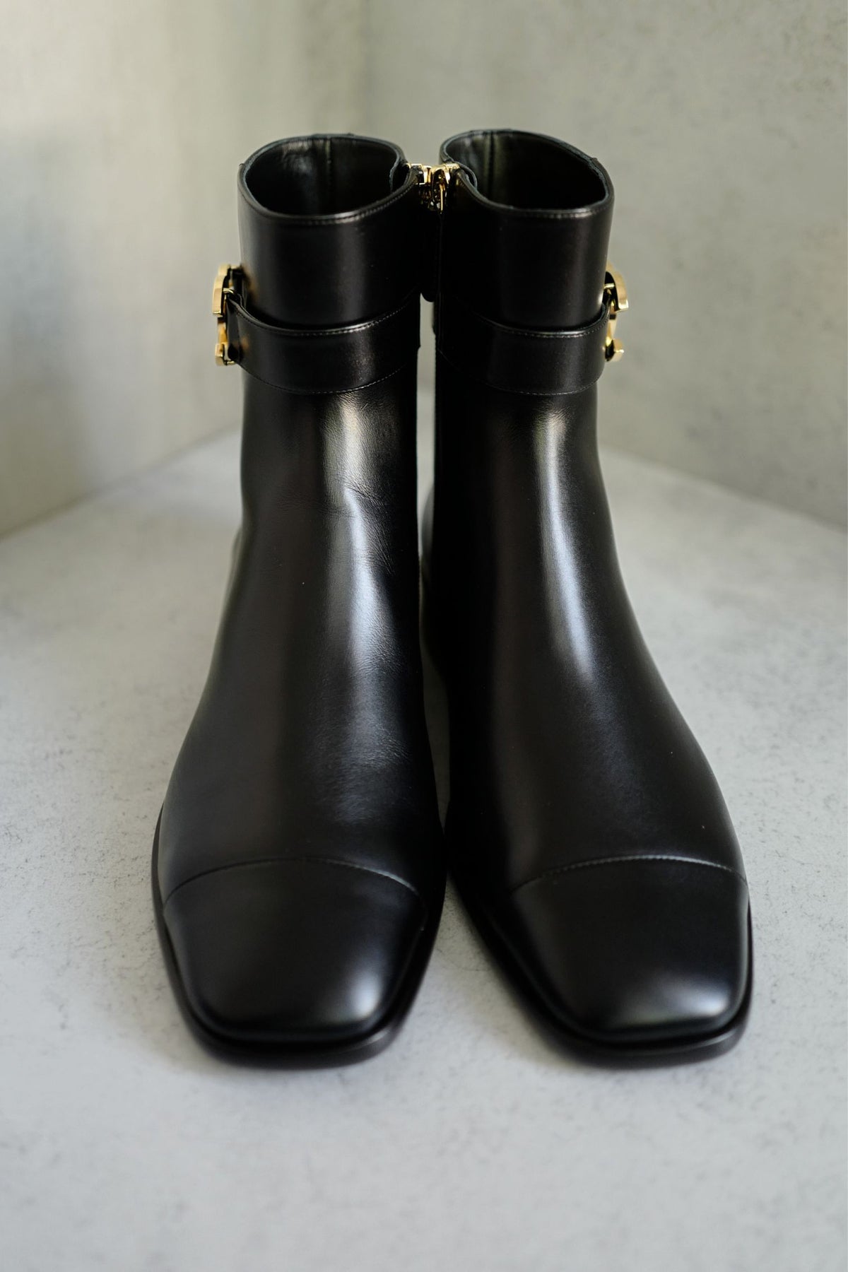 BNIB Chanel 26K Short Boots Black Calfskin Leather Size 38