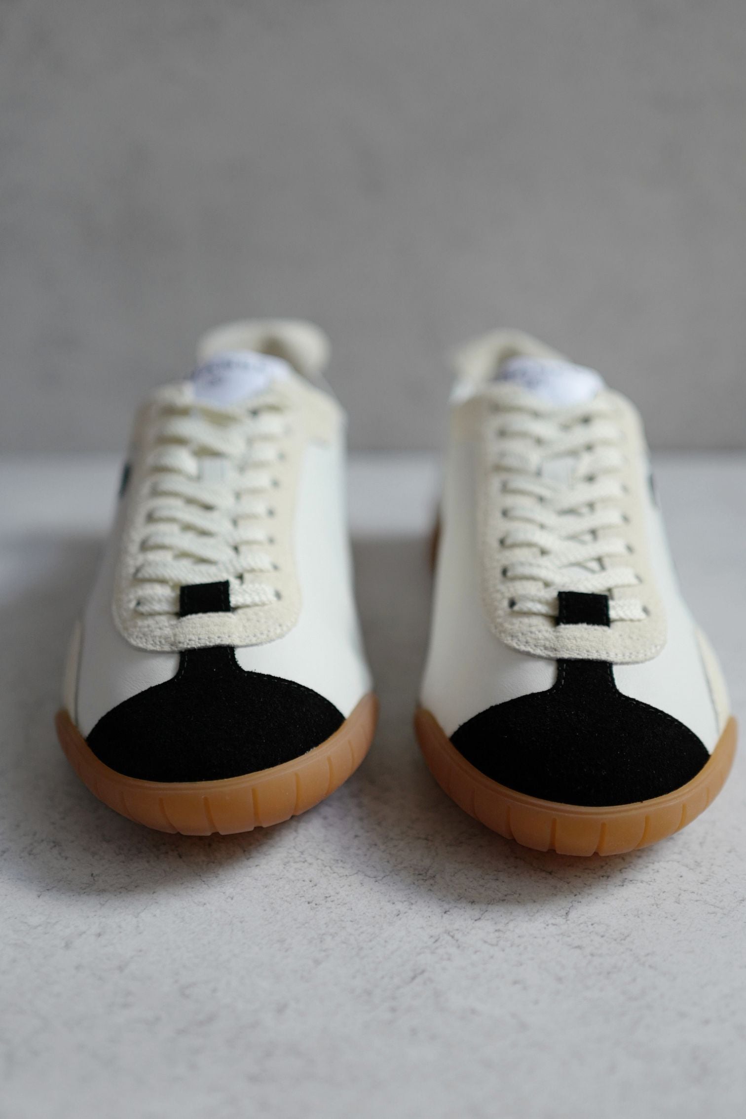 NEW Chanel 26P Sneakers White Black Calfskin Embossed Suede Size 38.5