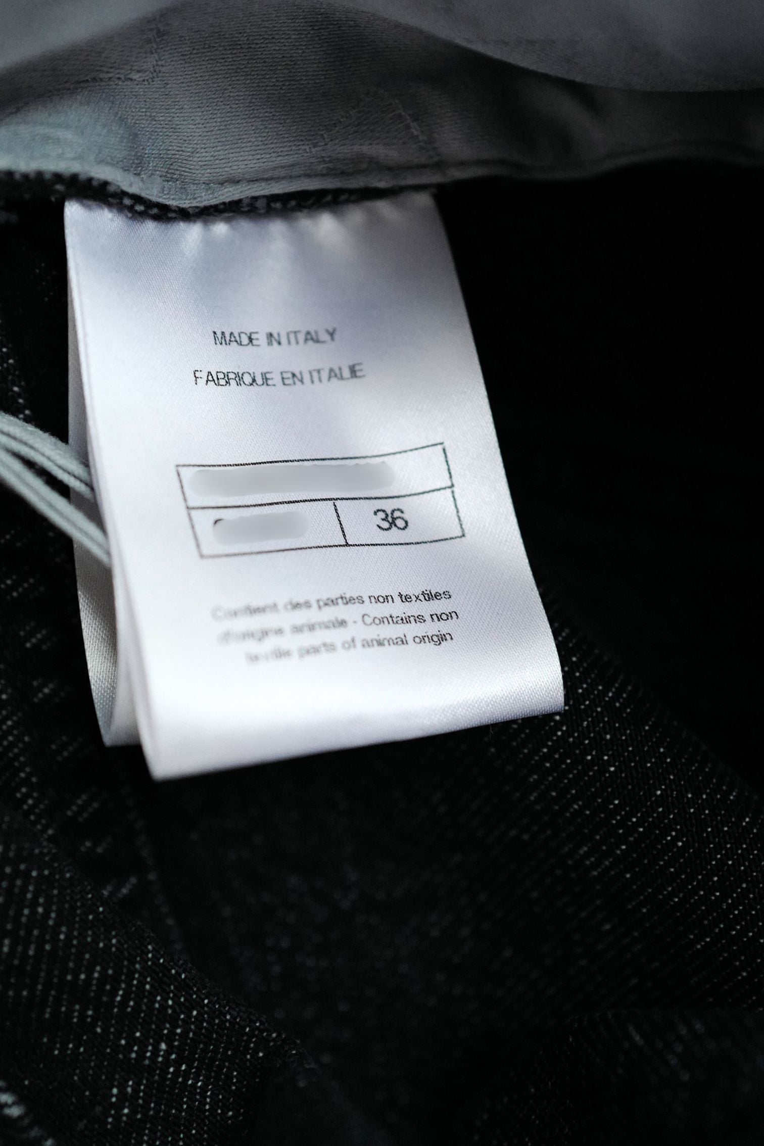 Chanel Métiers d’Art 2026 Matthieu Blazy Denim Dark Jeans Pants Size 36
