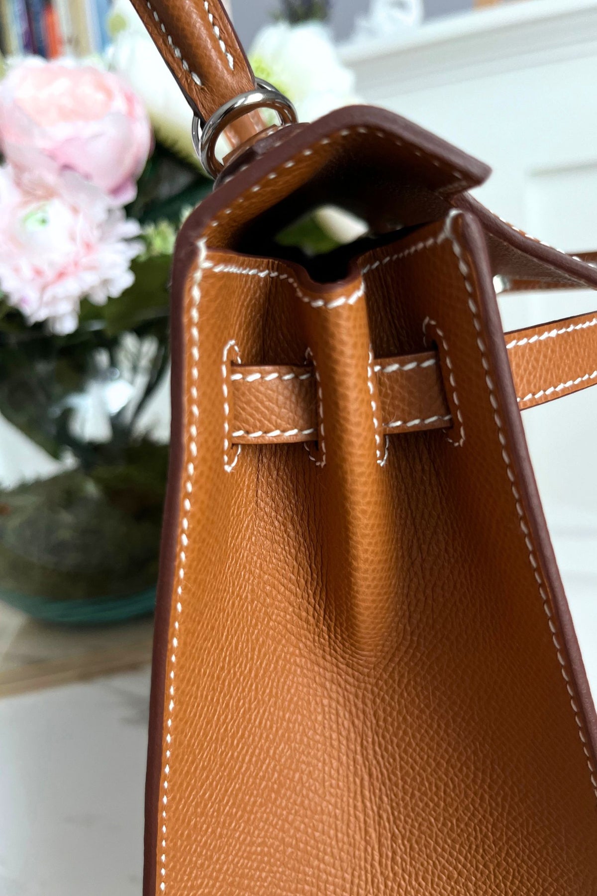 BNIB Hermes Kelly 25 Gold Epsom Sellier Palladium Hardware G Stamp 2026