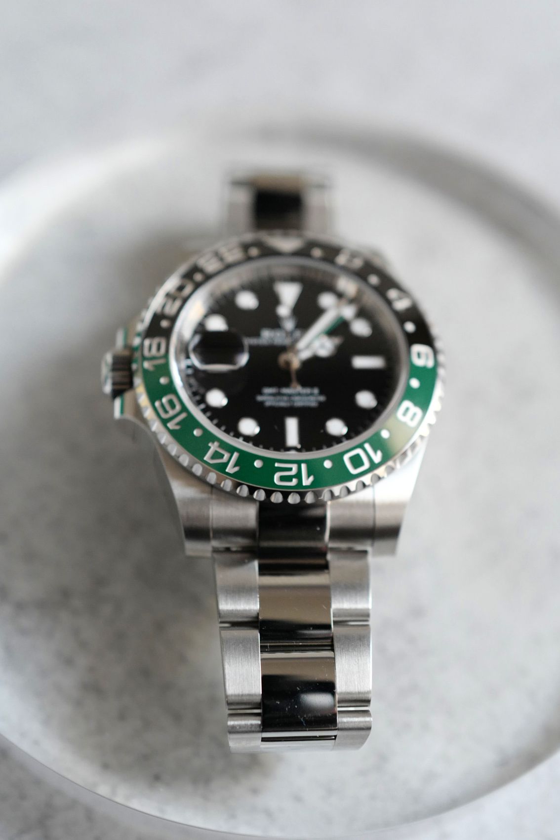 Rolex GMT Master II Black Sprite Oystersteel 40mm