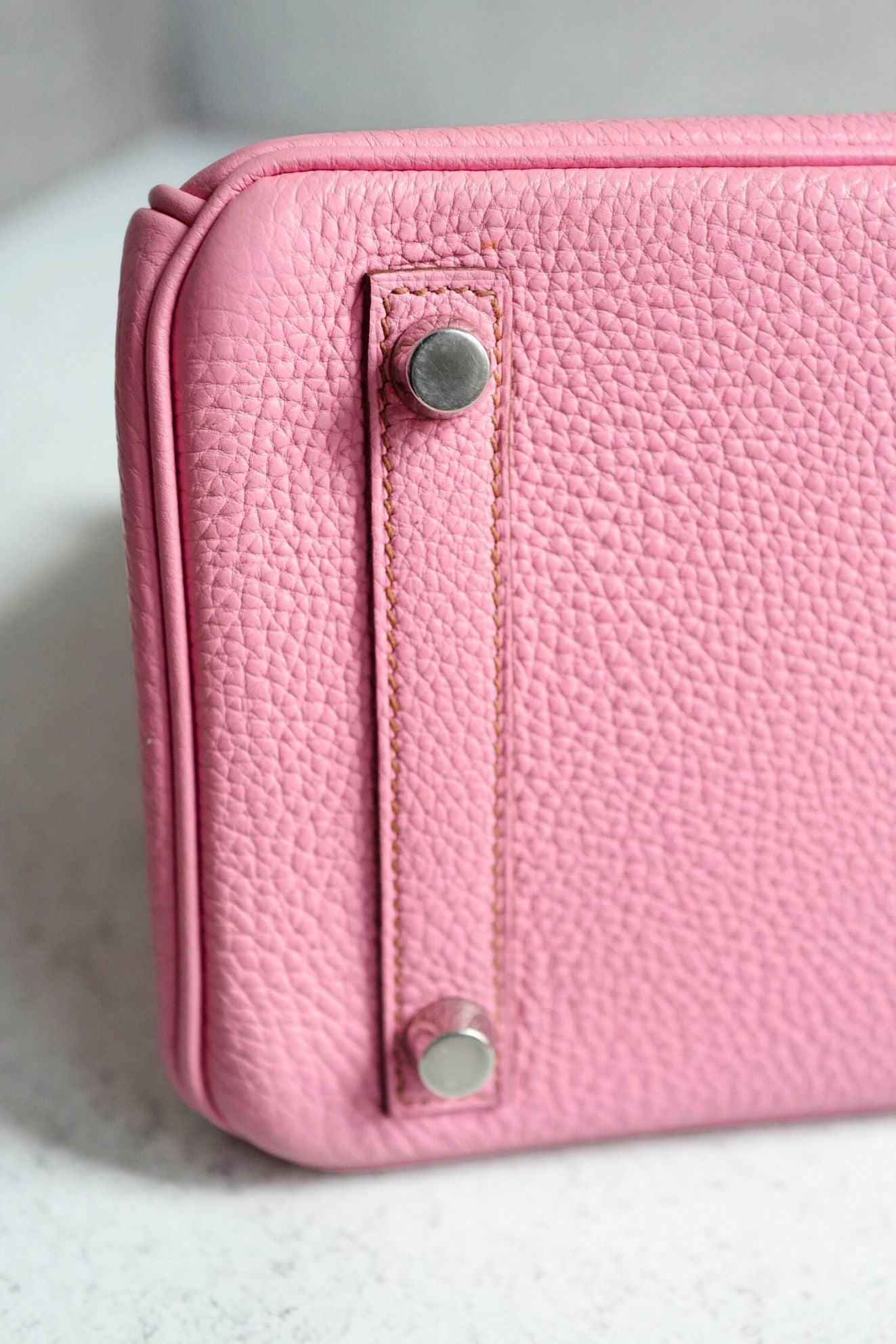 Hermès Birkin 25 5P Bubblegum Pink Togo Leather Palladium Hardware N Stamp