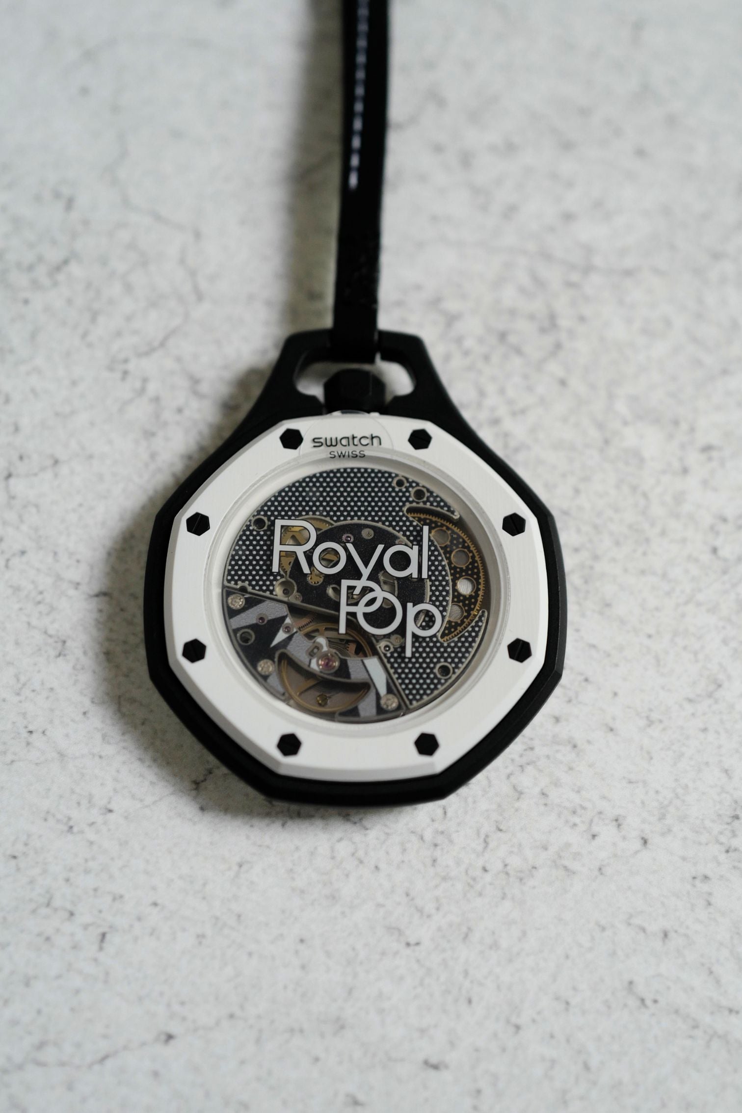 Audemars Piguet x Swatch Royal Pop Panda Black White Mechanical Watch