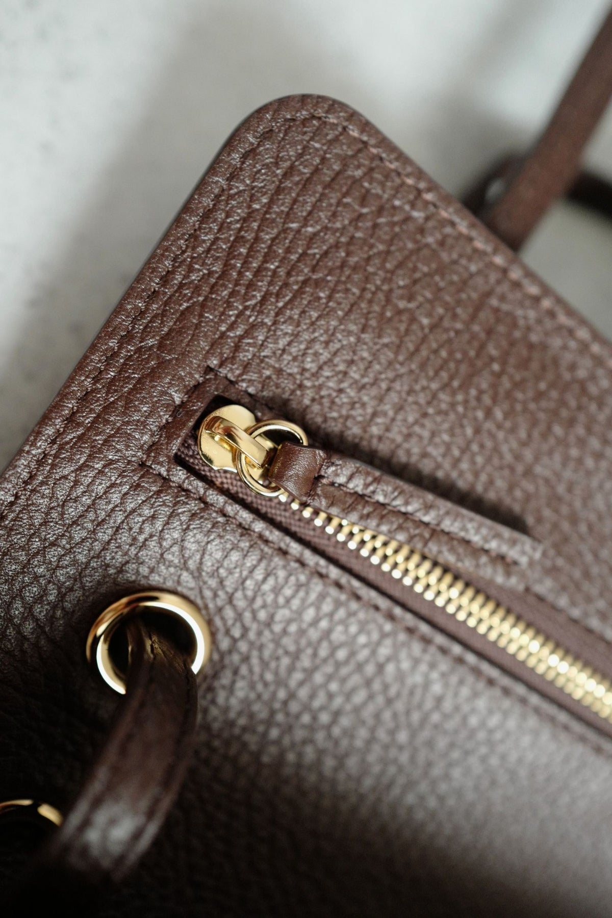 Chanel 26B Pre Fall Winter Mini Flap Bag Chocolate Brown Grained Calfskin GHW