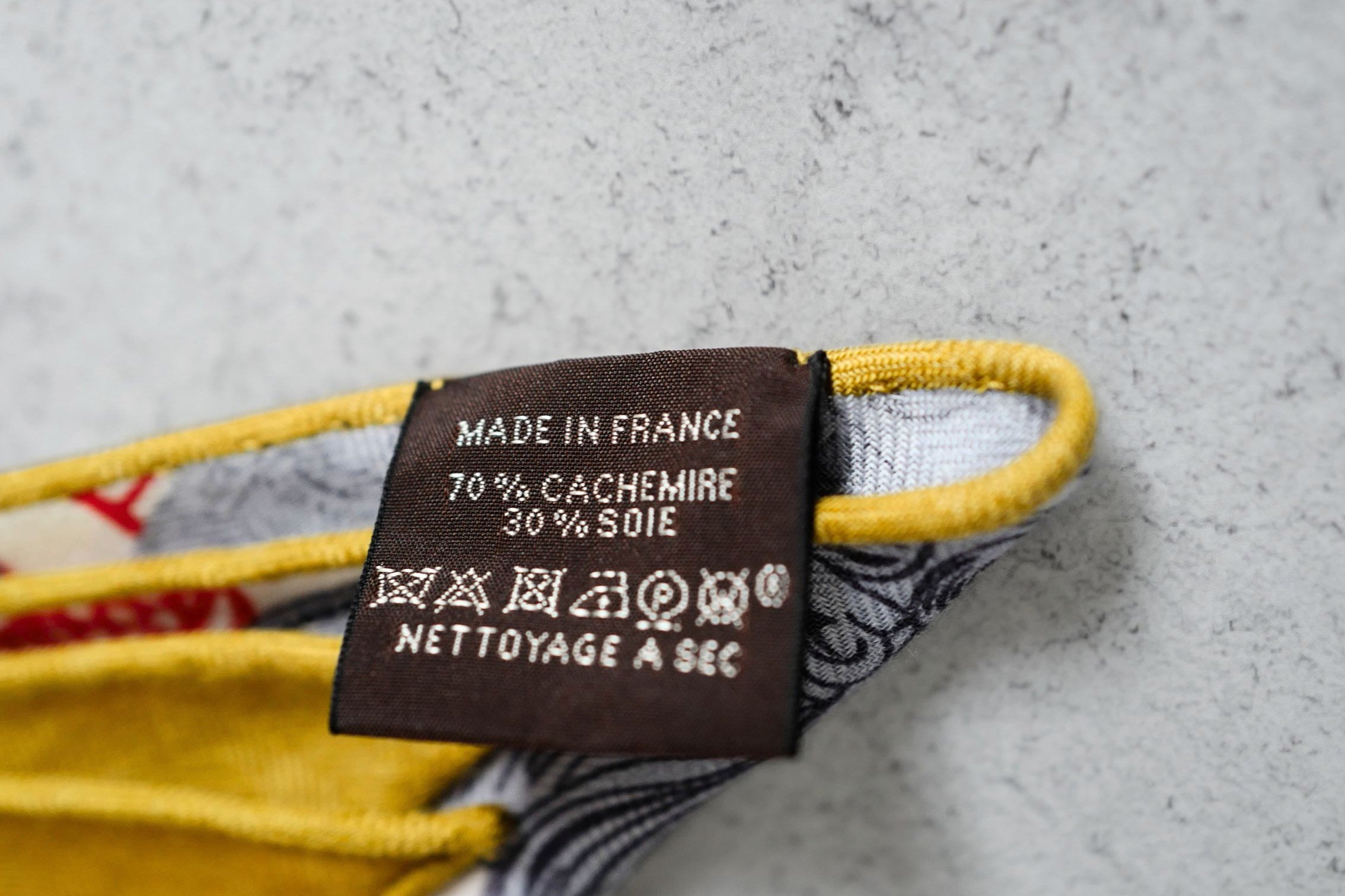 Hermès Etriers Triangle Scarf Pink Multicolor Cashmere Silk