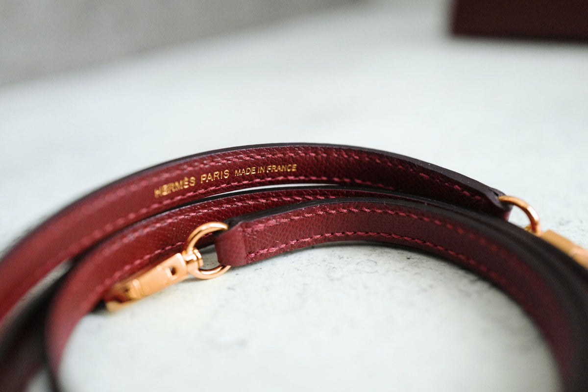 NEW Hermès Mini Kelly 20 Rouge H Madame Leather Gold Hardware G Stamp 2026
