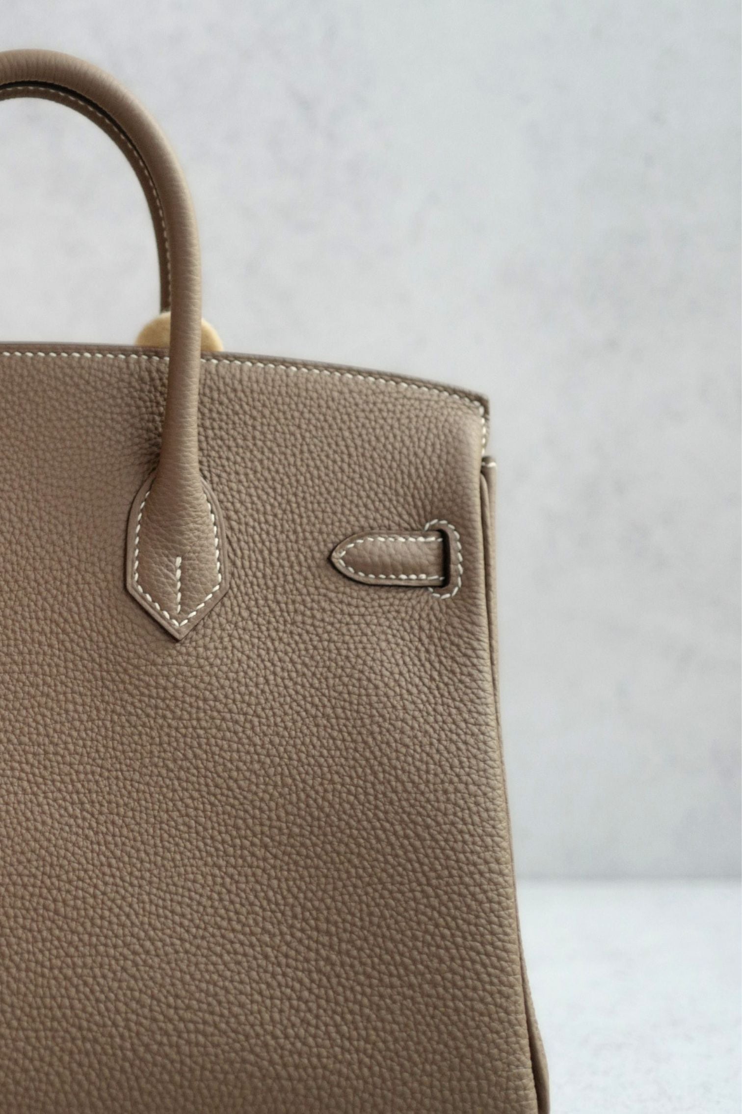BNIB Hermes Birkin 25 Etoupe Togo Leather Gold Hardware G Stamp 2026