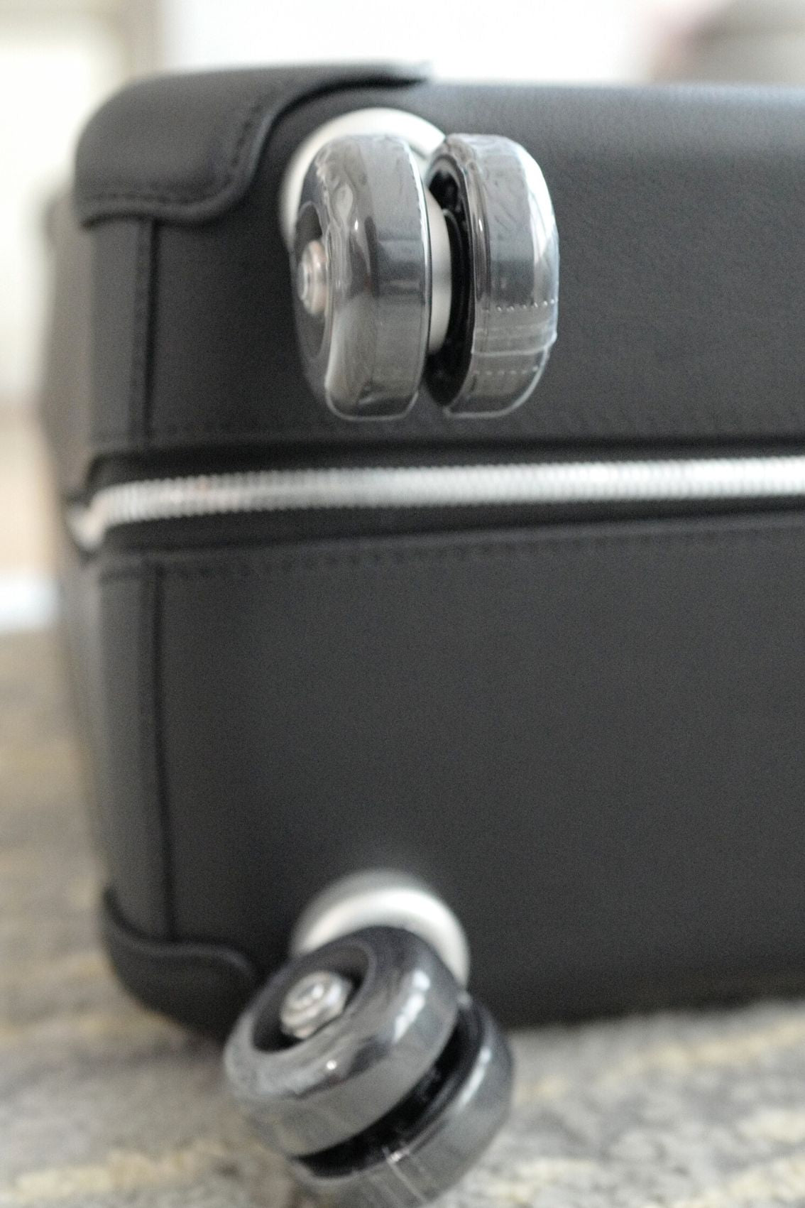 Hermès Valise R.M.S III Cabine Cargo Toile Goéland/Régate Vert Mangrove/Noir
