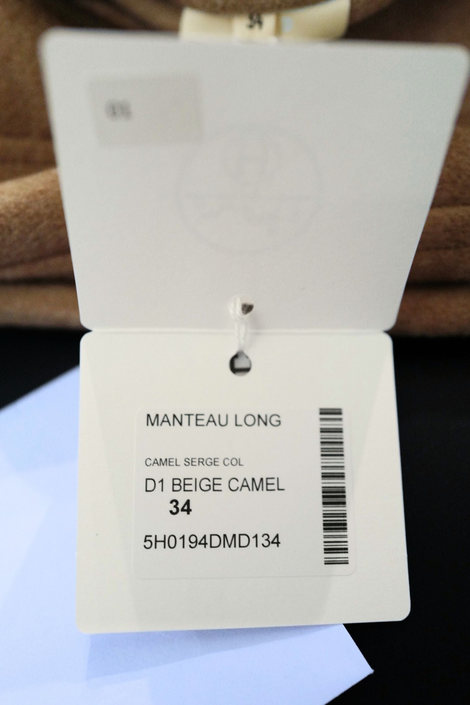 Hermès Women’s Overcoat Size 34 Beige Camel Hair Coat