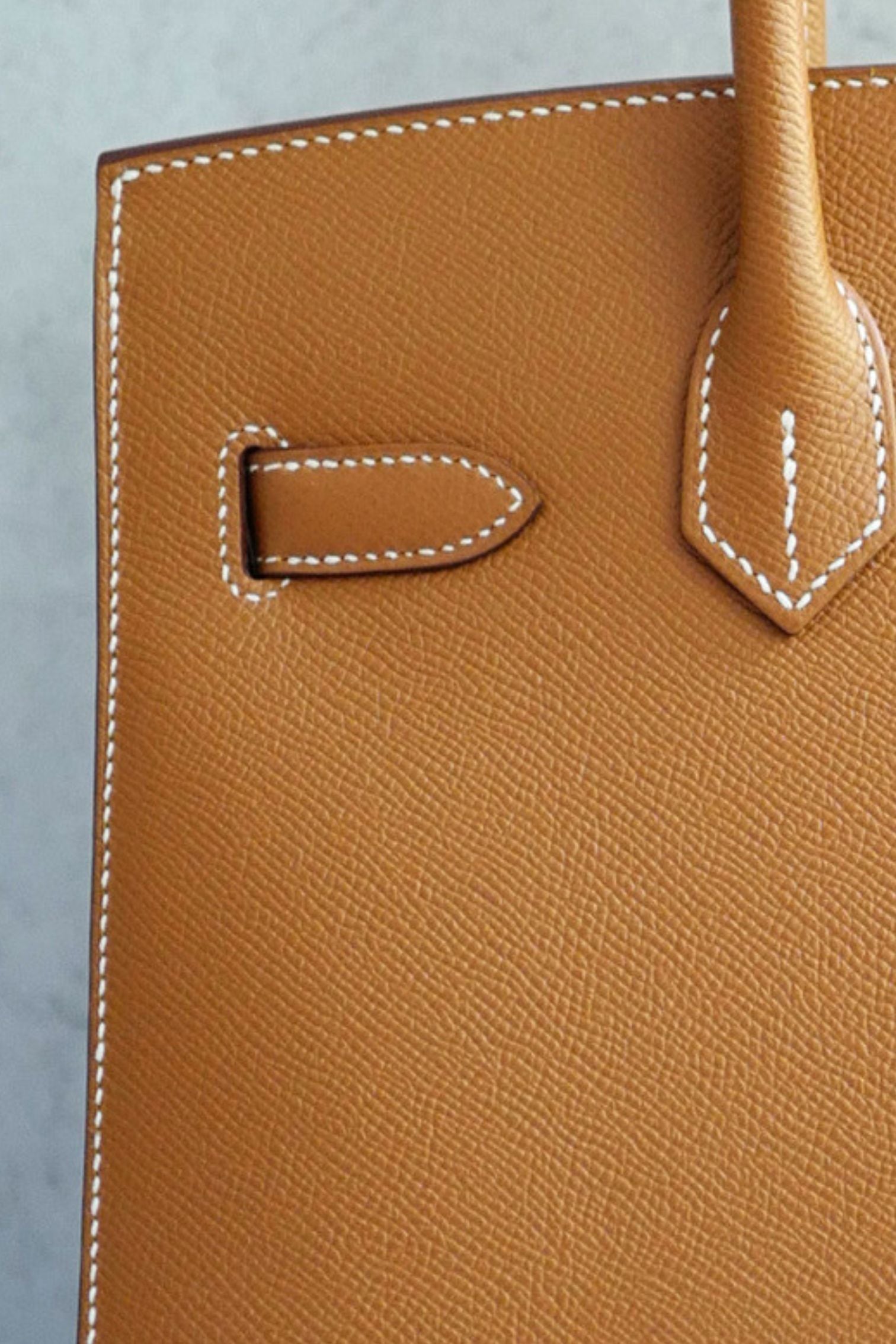 Hermès Birkin 30 Gold Epsom Sellier Palladium Hardware Z Stamp