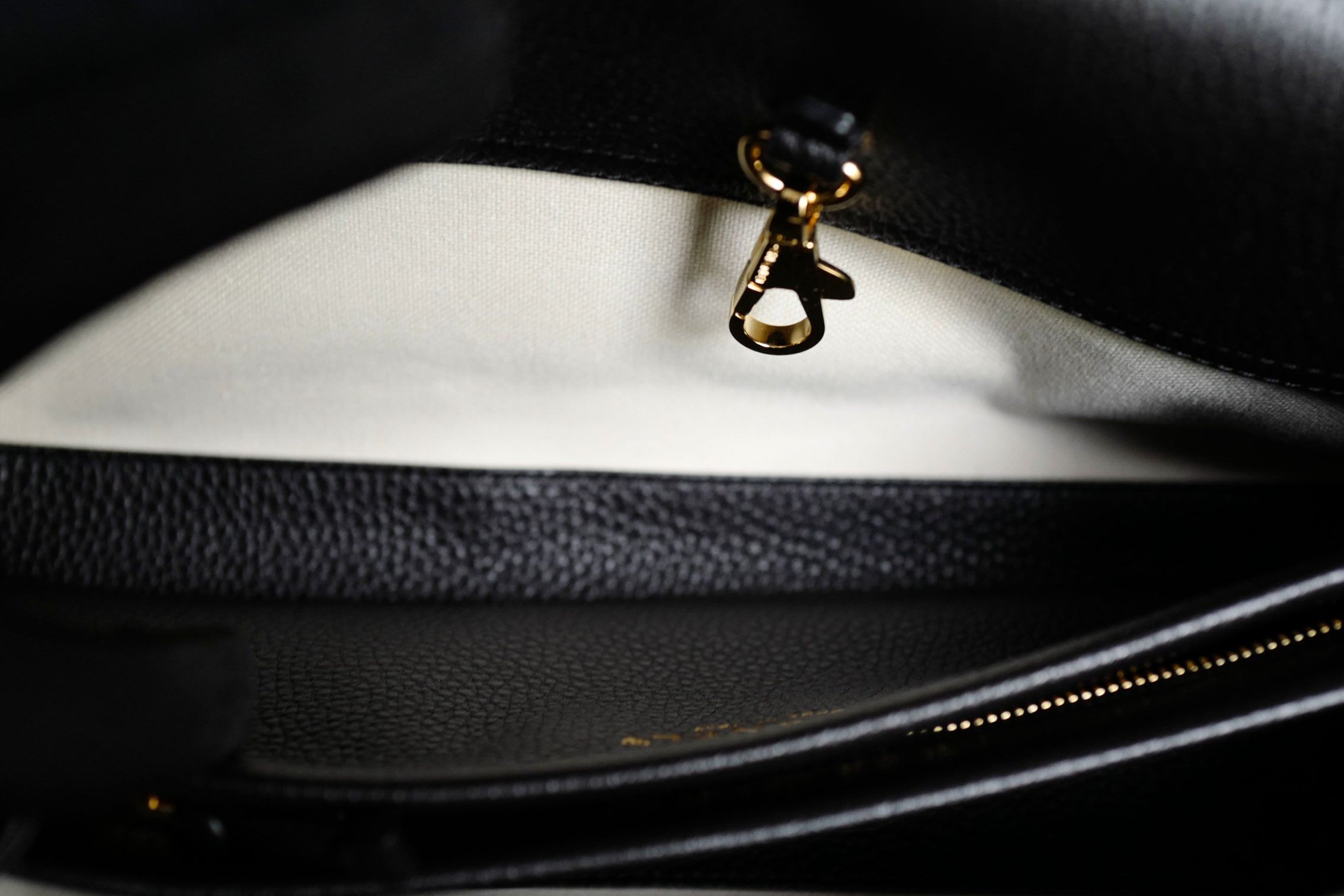 Chanel 26S Small Shopping Bag "Matthieu Blazy's" Black Calfskin Gold Hardware