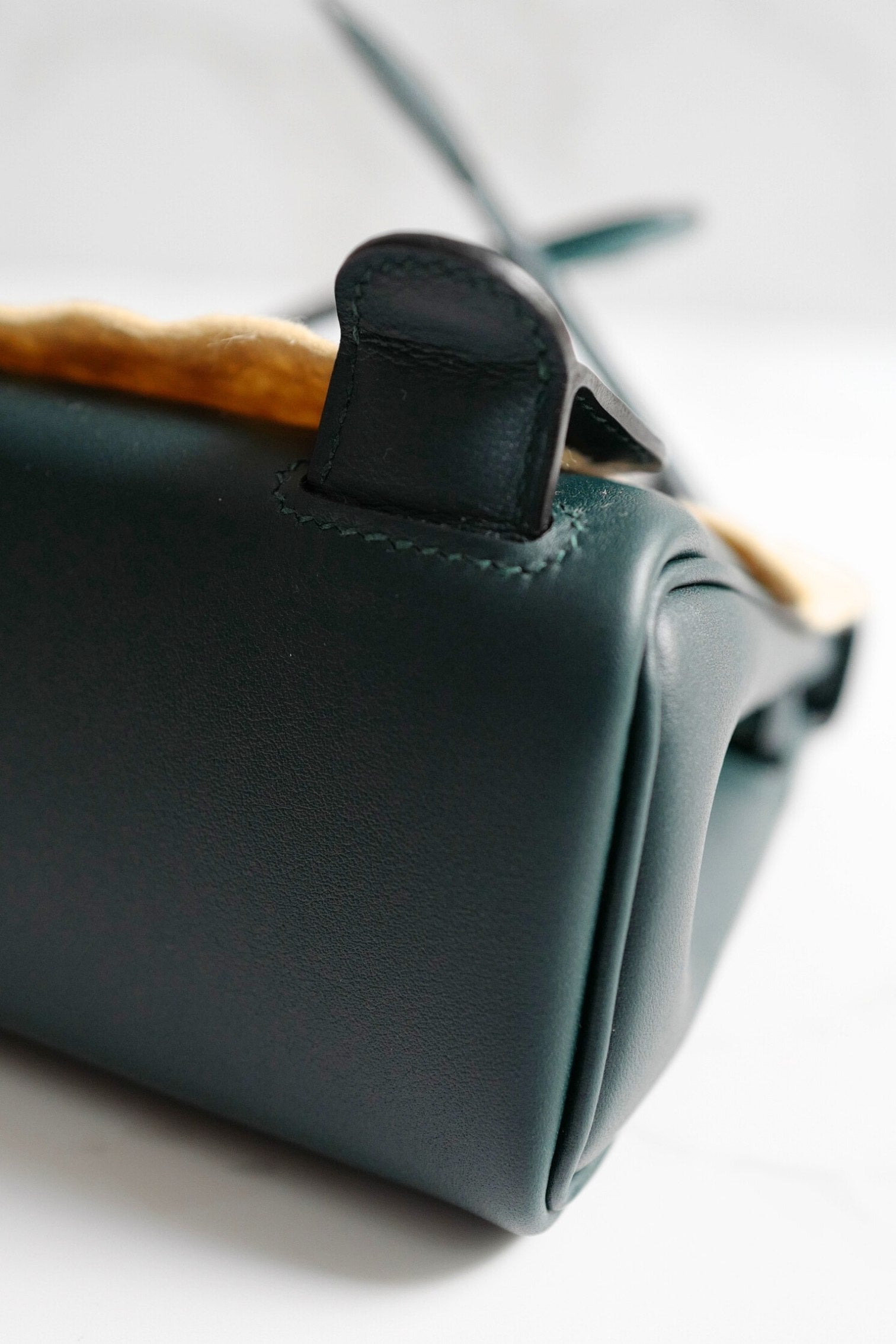 BNIB Hermes Kelly Dole Swift Calfskin Vert Cypres Vert Bosphore PHW