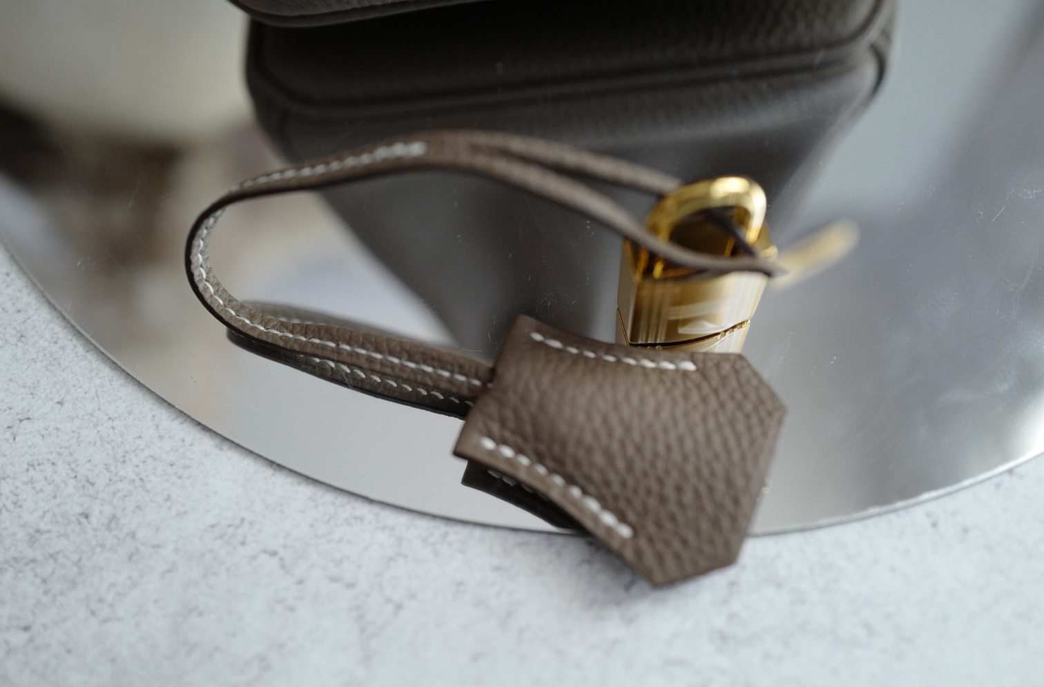 BNIB Hermès Birkin 25 Togo Etoupe Gold Hardware Stamp 2025