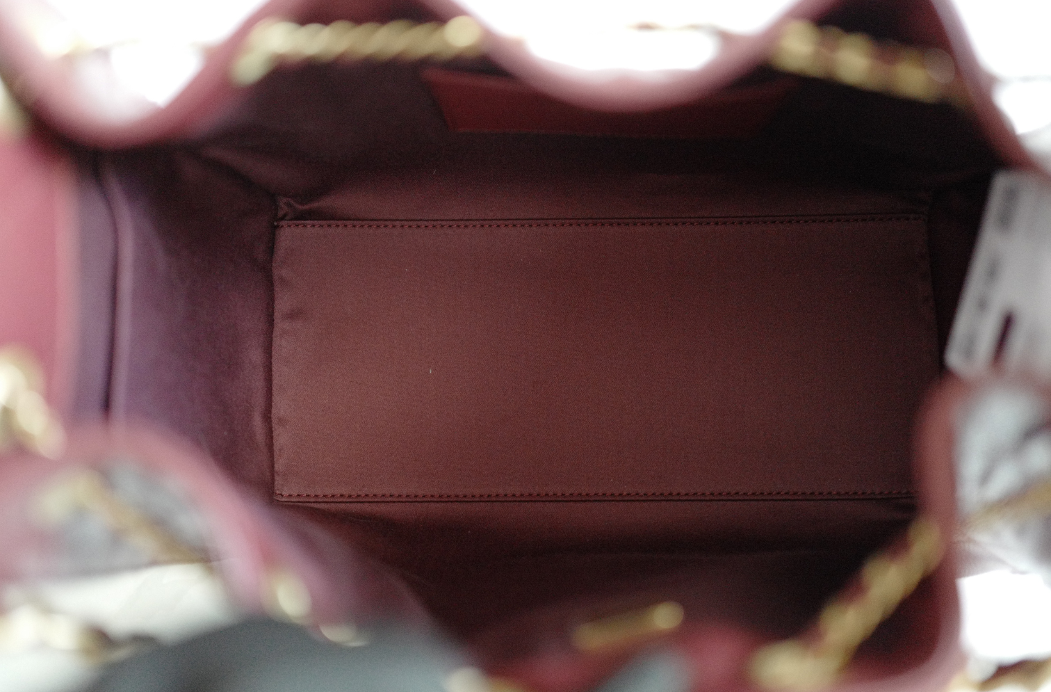 BNIB CHANEL Spring-Summer 25S Small Hobo Bag Grained Calfskin Burgundy GHW