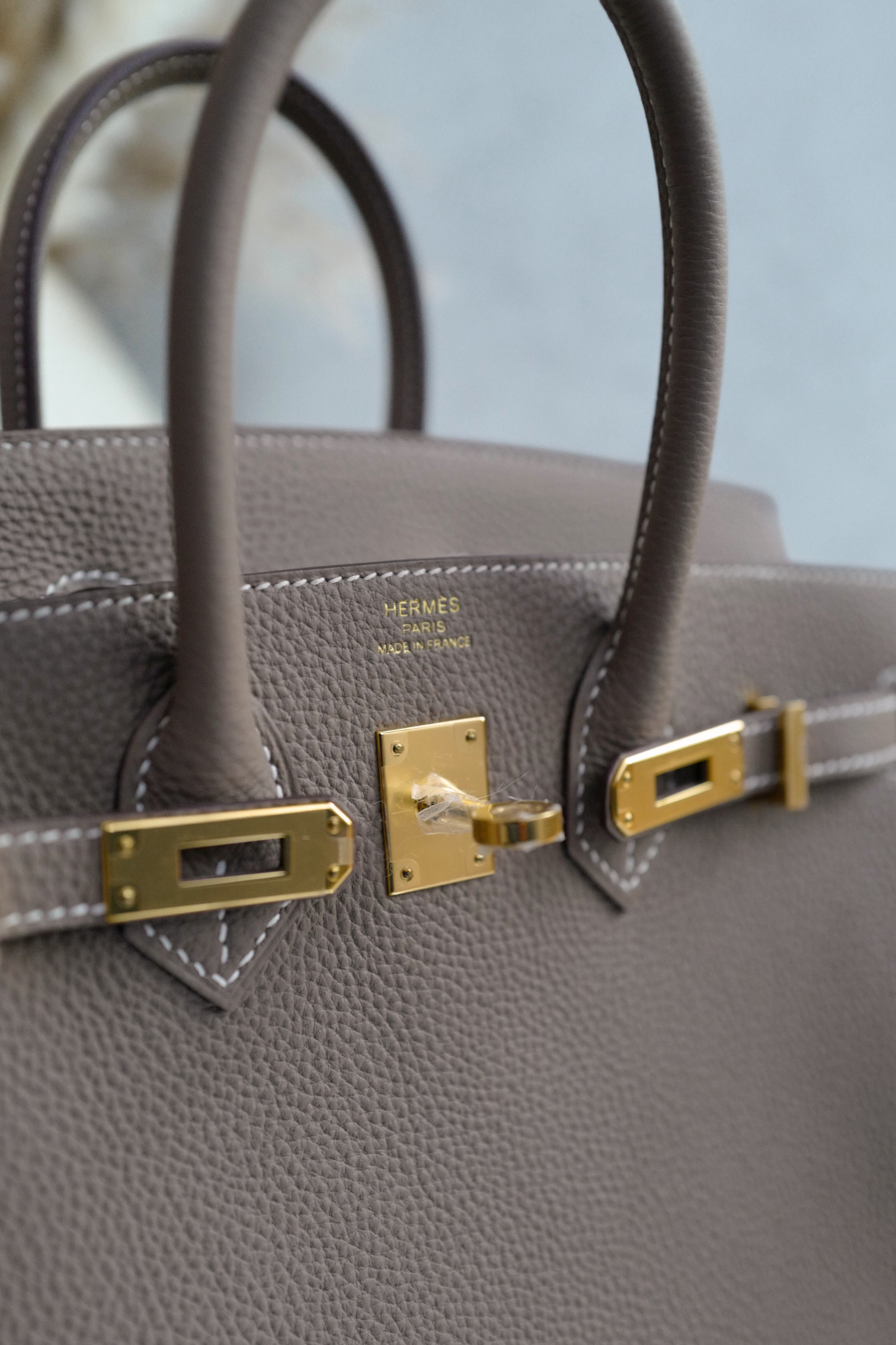 BNIB Hermès Birkin 25 Togo Etoupe Gold Hardware Stamp 2025