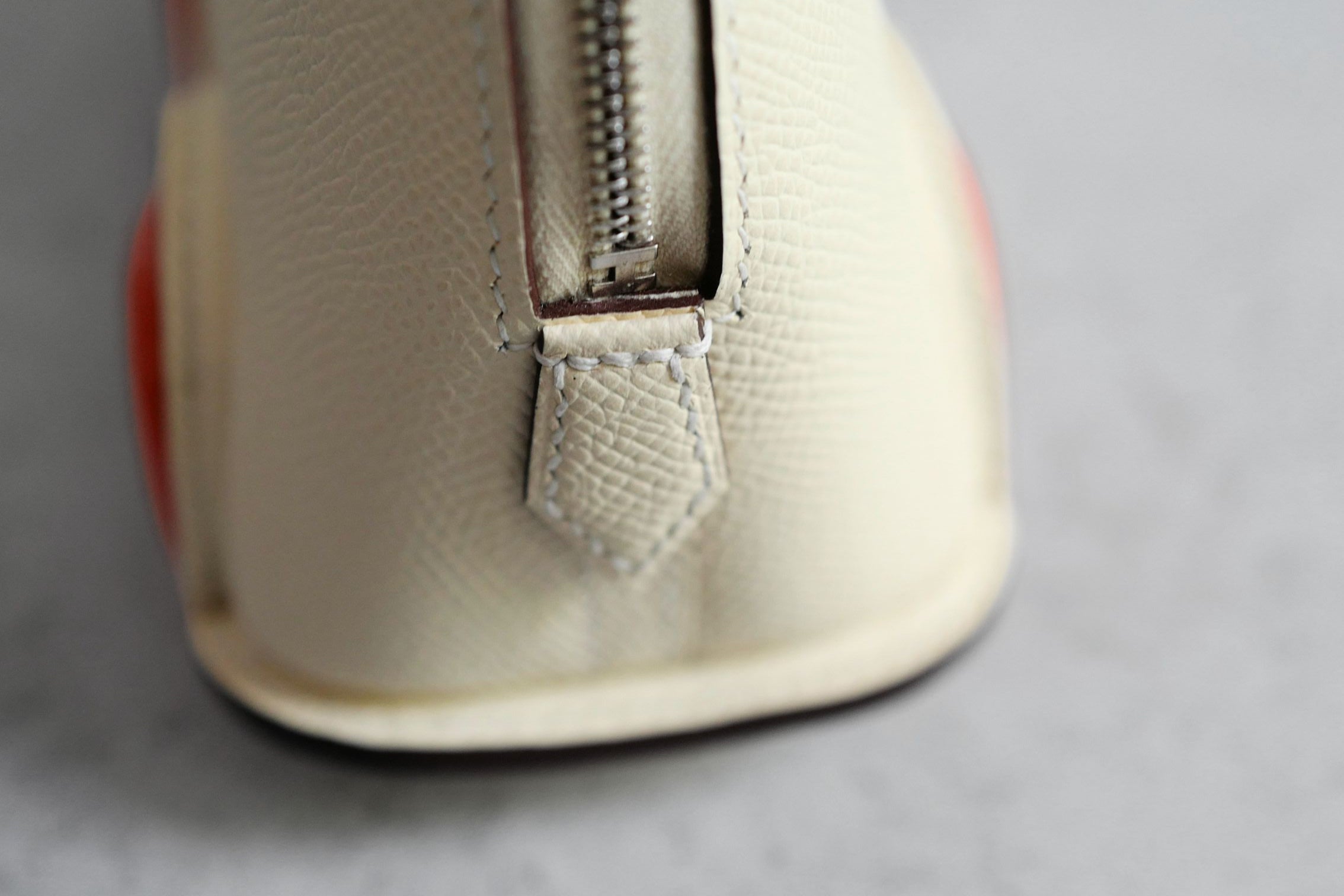 Hermès Bolide on Wheels Bag Nata Orange Epsom Calfskin Palladium HW G Stamp