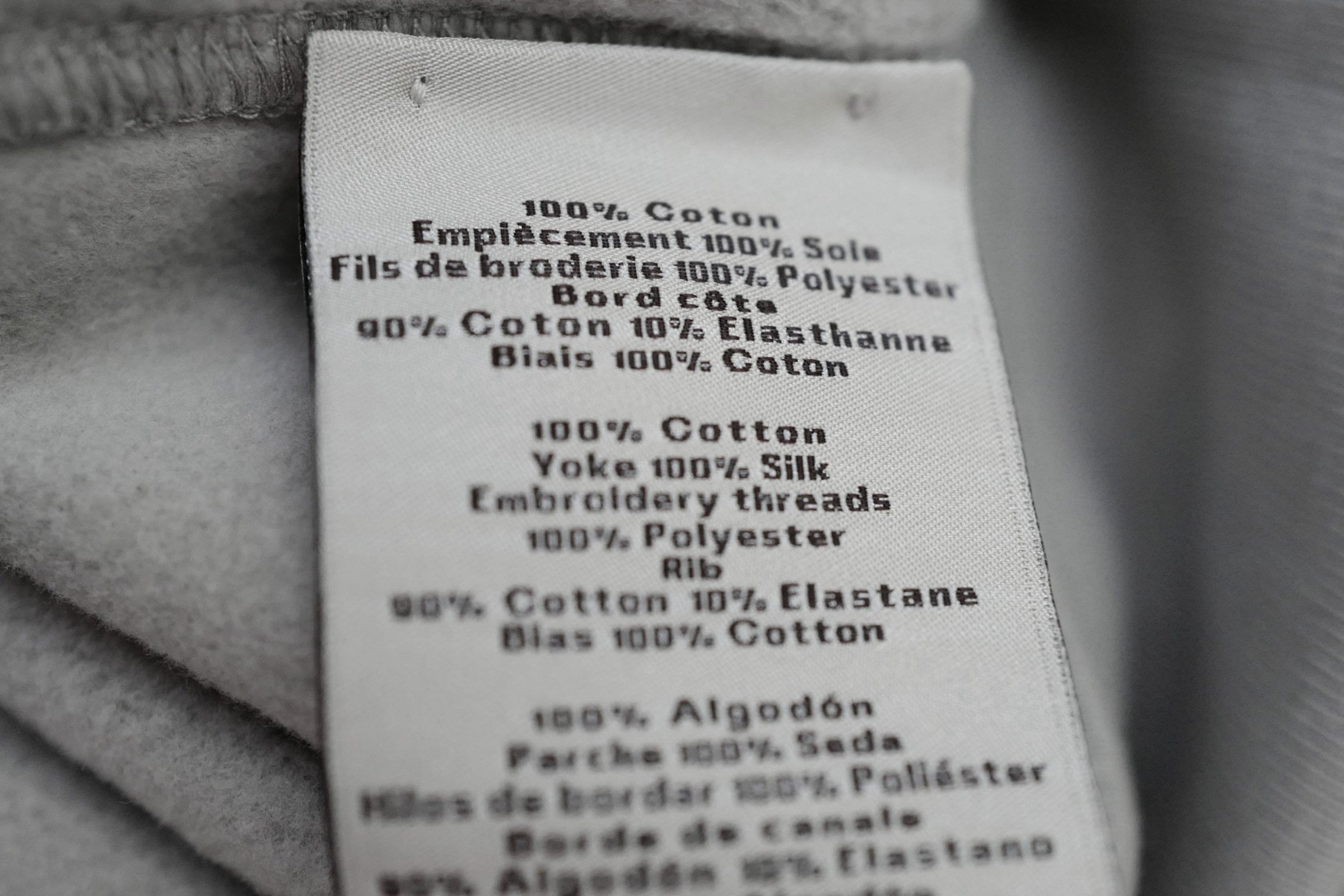 Hermès Ex-Libris Crewneck Sweater Mastic Cotton Size L