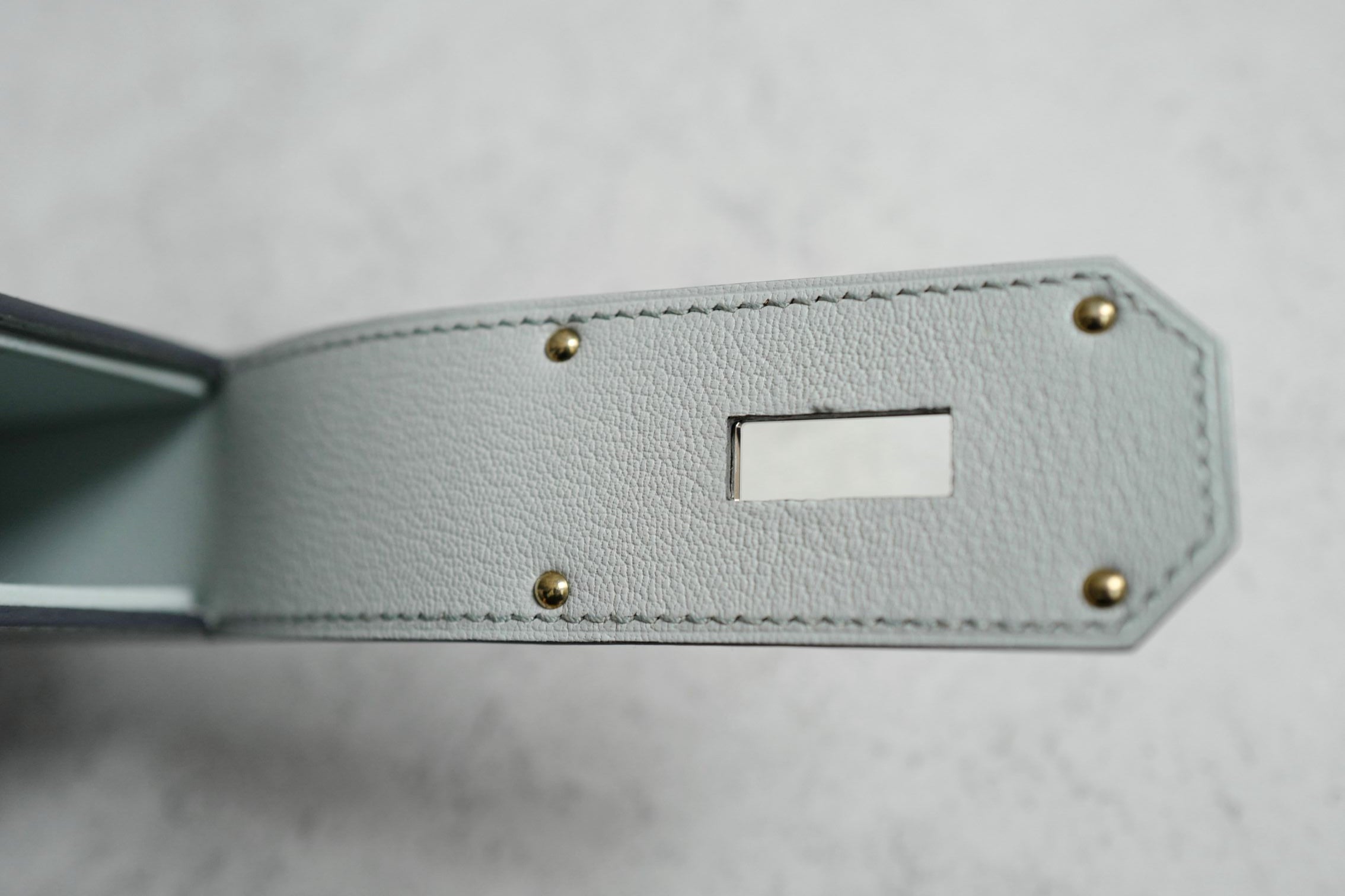 BNIB Hermes Clutch Sanglons Argent Chamkila Goatskin PHW G Stamp 2026