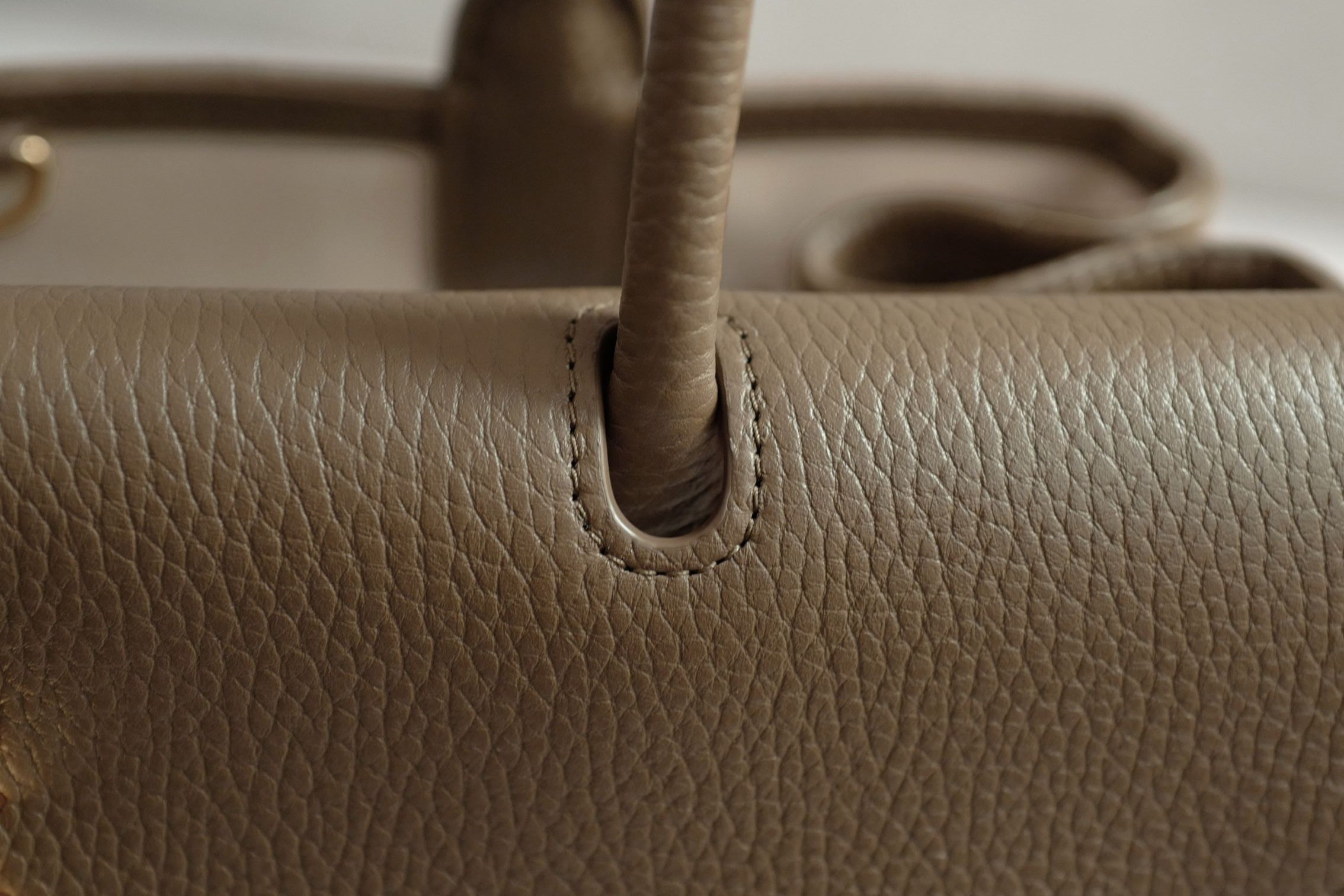 Chanel 26S Small Shopping Bag Matthieu Blazy Baguette Dark Khaki Calfskin GHW