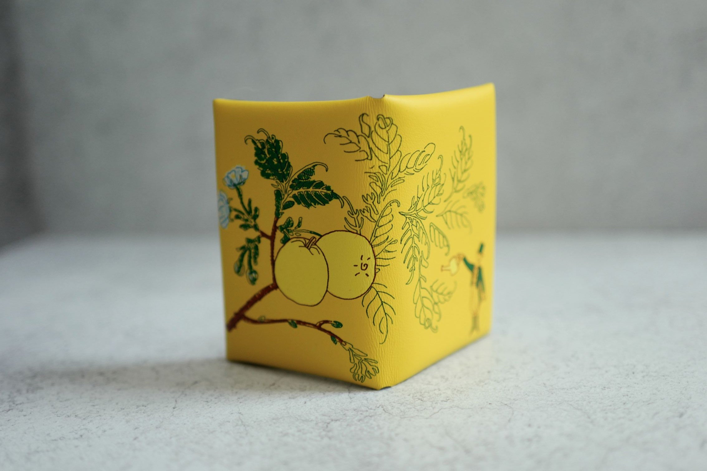 BNIB Limited Edition Hermès Calvi Duo Compact Card Holder Jaune De Naples PHW
