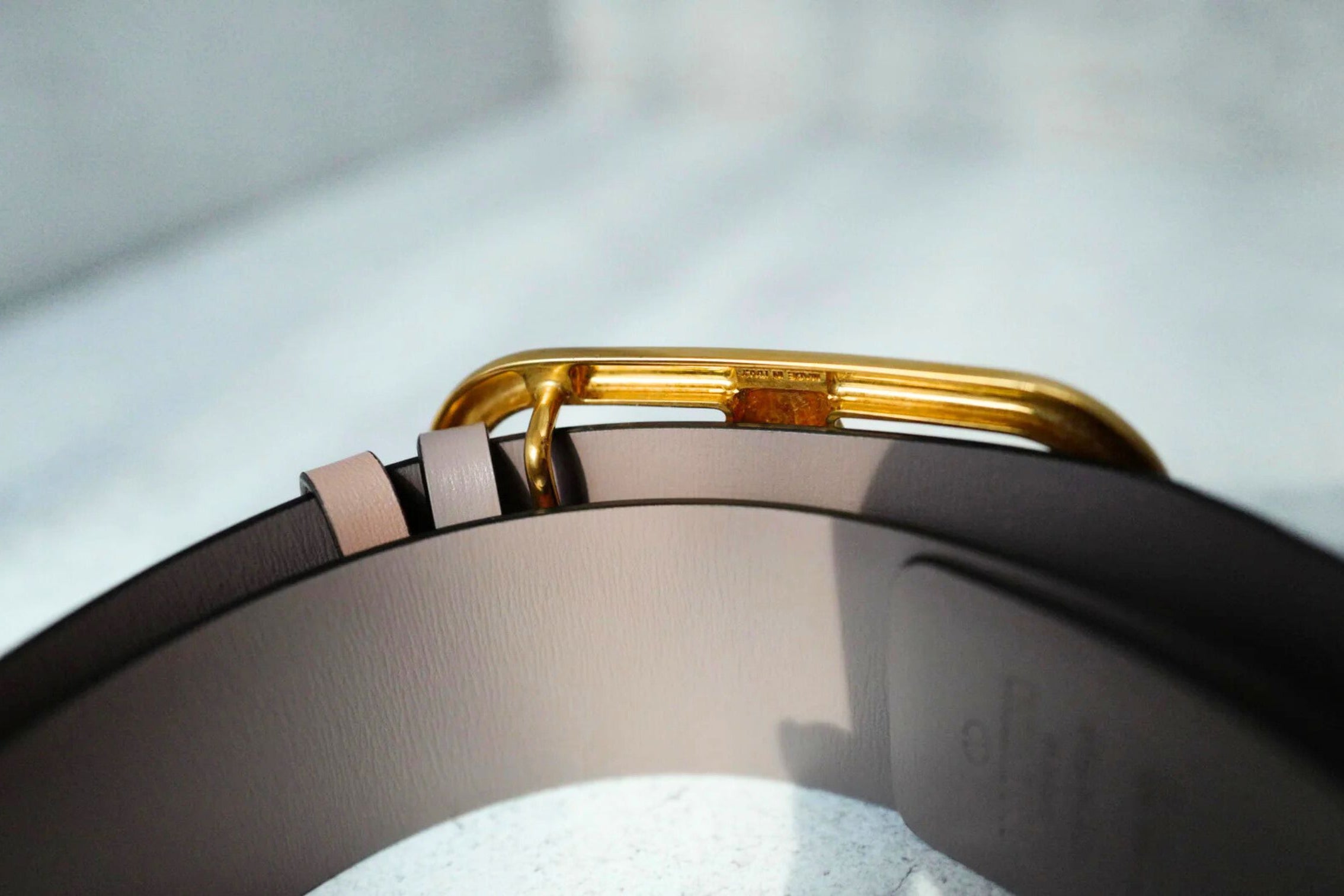 Valentino Vlogo Crystal Embellished Reversible Leather Belt Women's