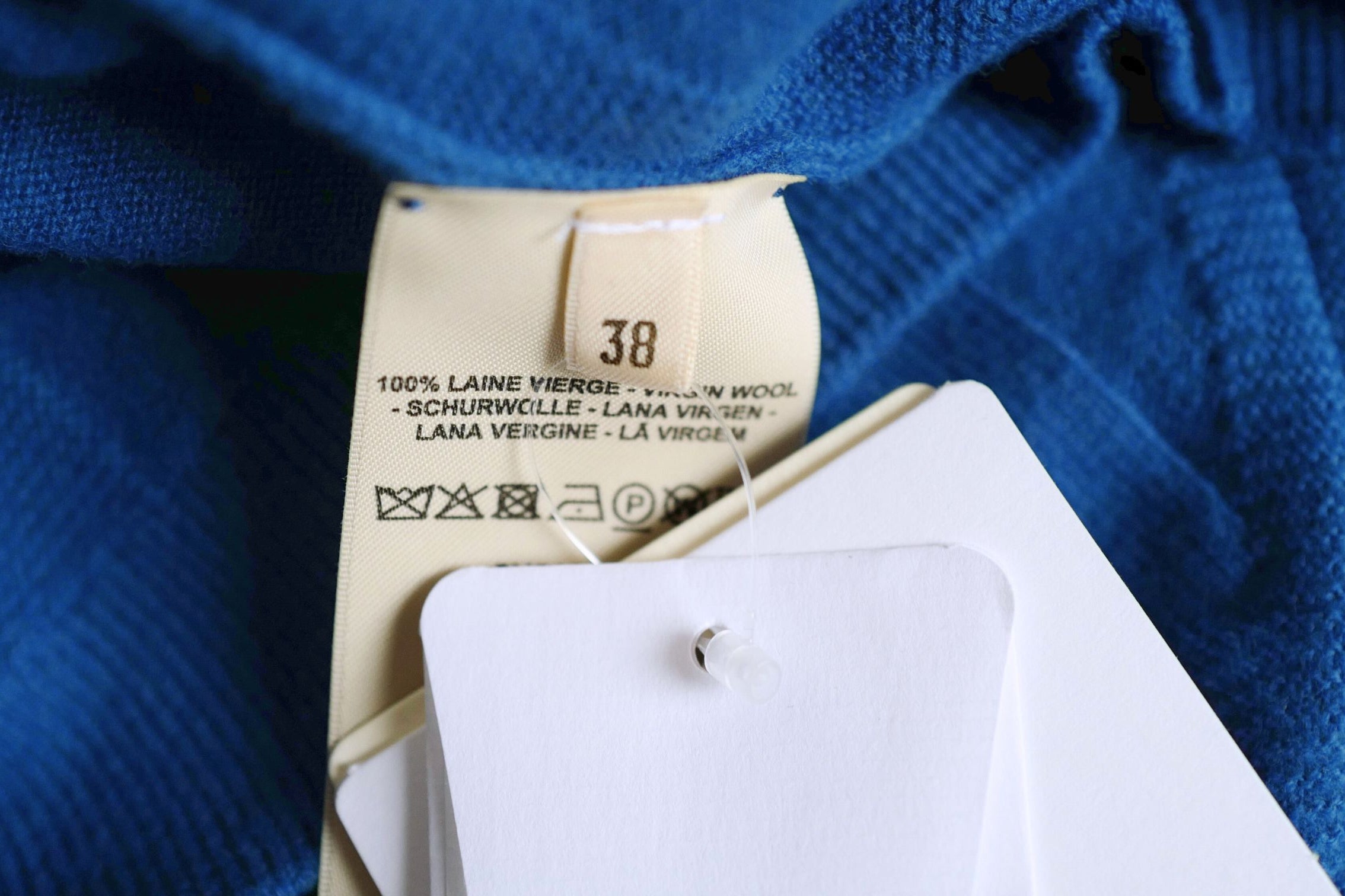 Hermès Pull Manches Longues Bleu Payne Size 38