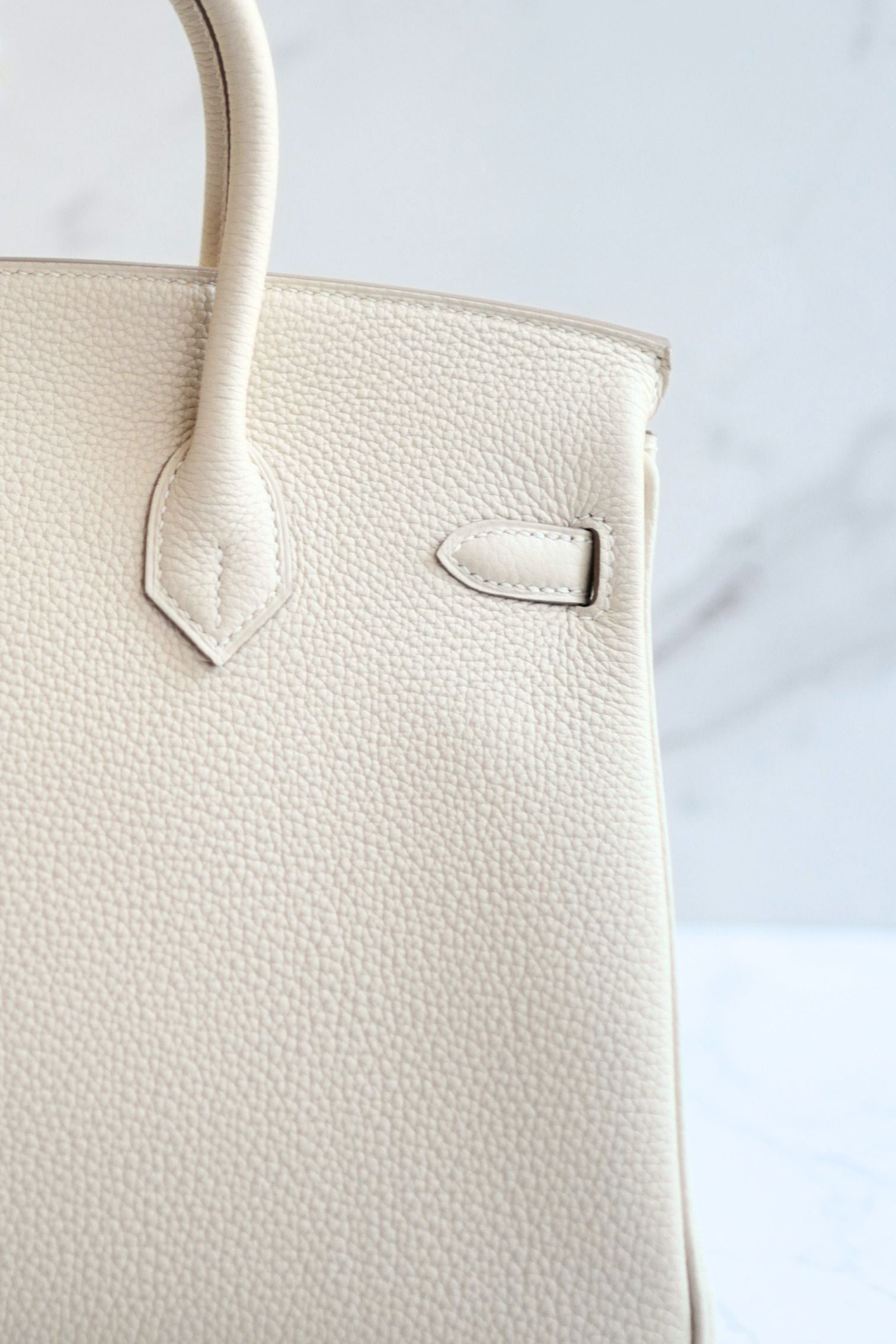 BNIB Hermes Birkin 25 Craie Togo Leather Gold Hardware G Stamp 2026