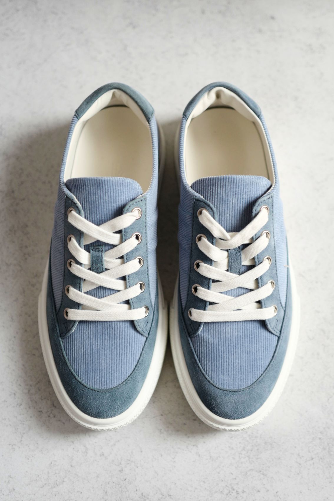 BNIB Hermes Deep Sneaker Bleu Pinede Size 39.5
