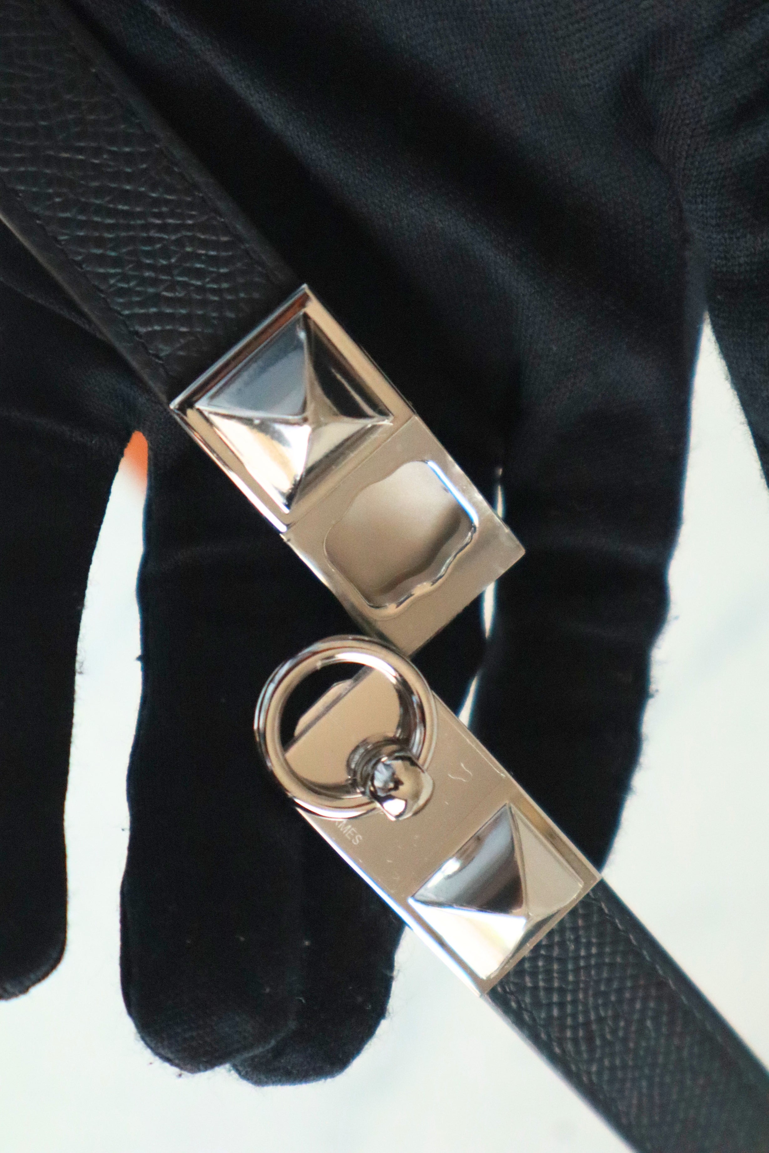 BNIB Hermes Rivale 18 Belt Epsom in Noir Palladium Hardware 2026