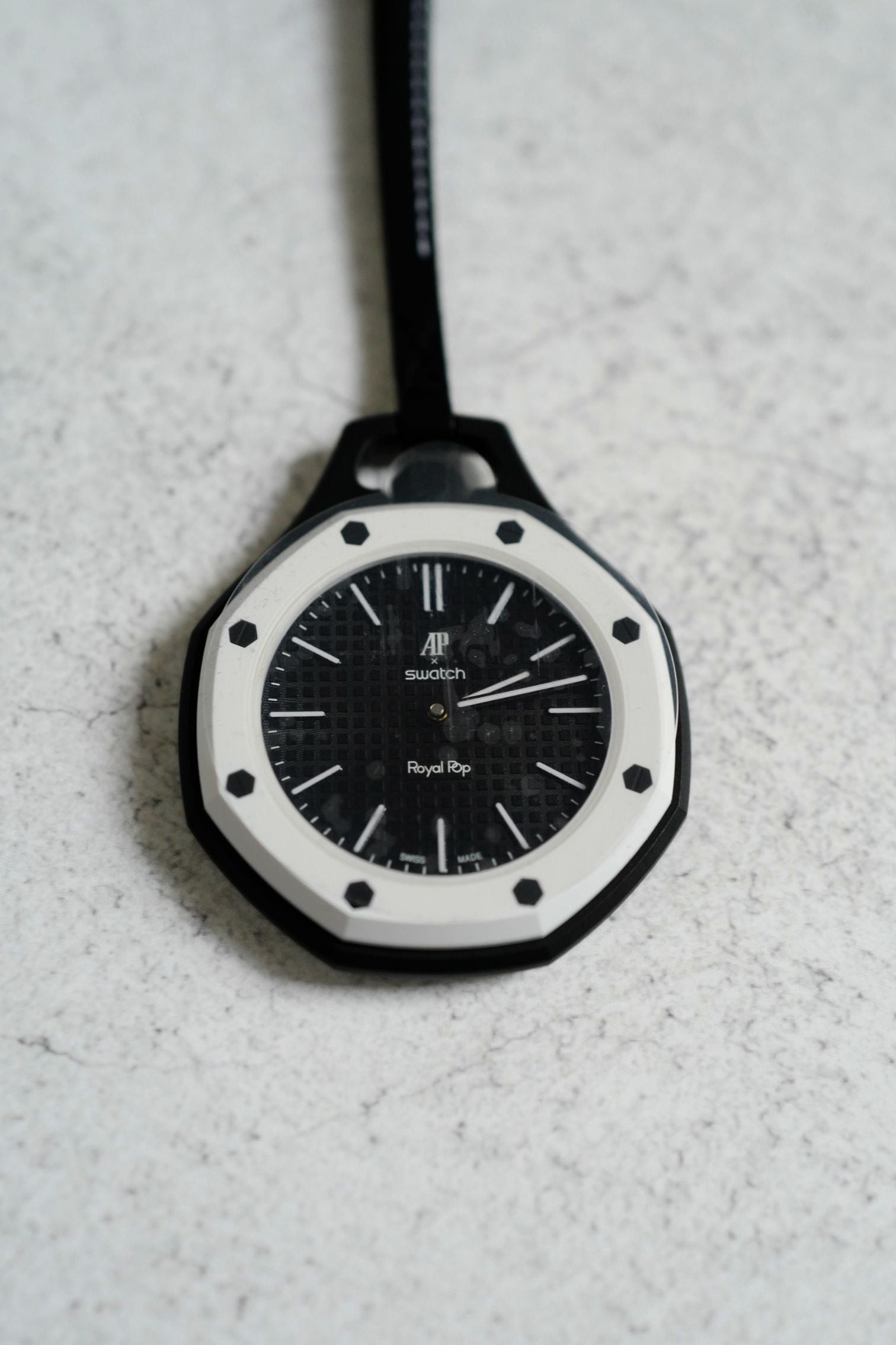 Audemars Piguet x Swatch Royal Pop Panda Black White Mechanical Watch