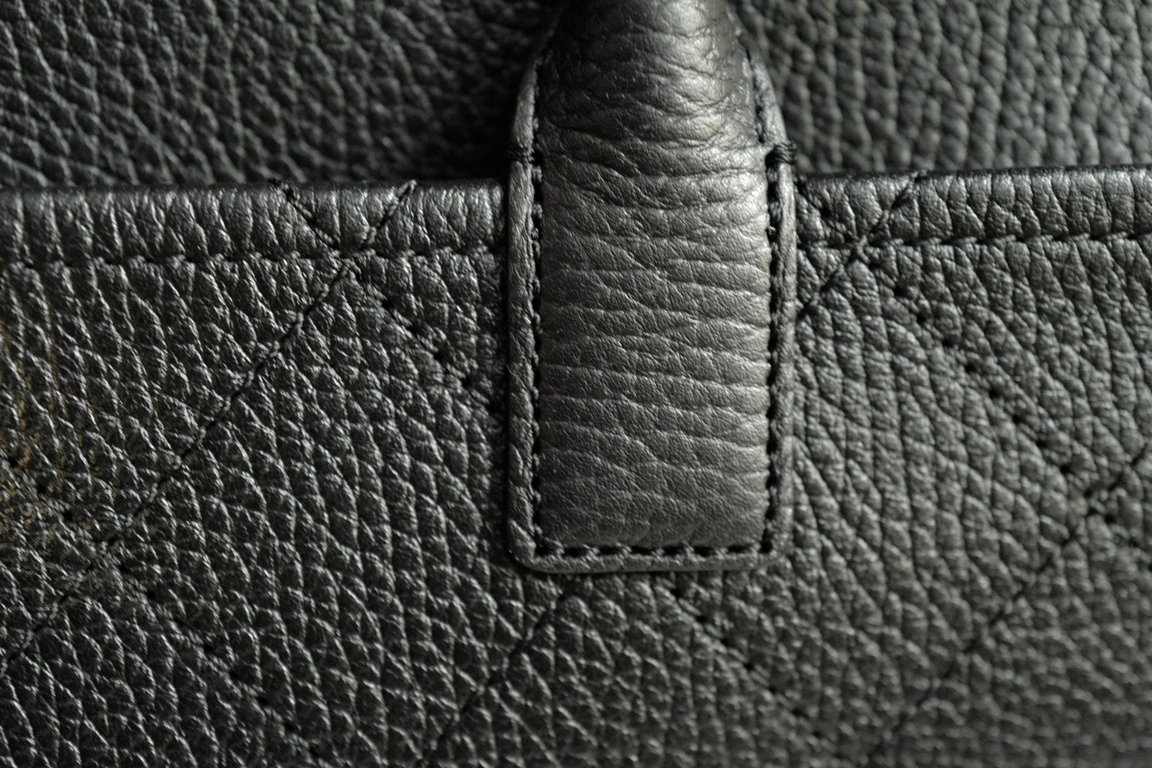 Chanel 26S Shopping Bag 38 "Matthieu Blazy's" Black Grained Calfskin Gold HW